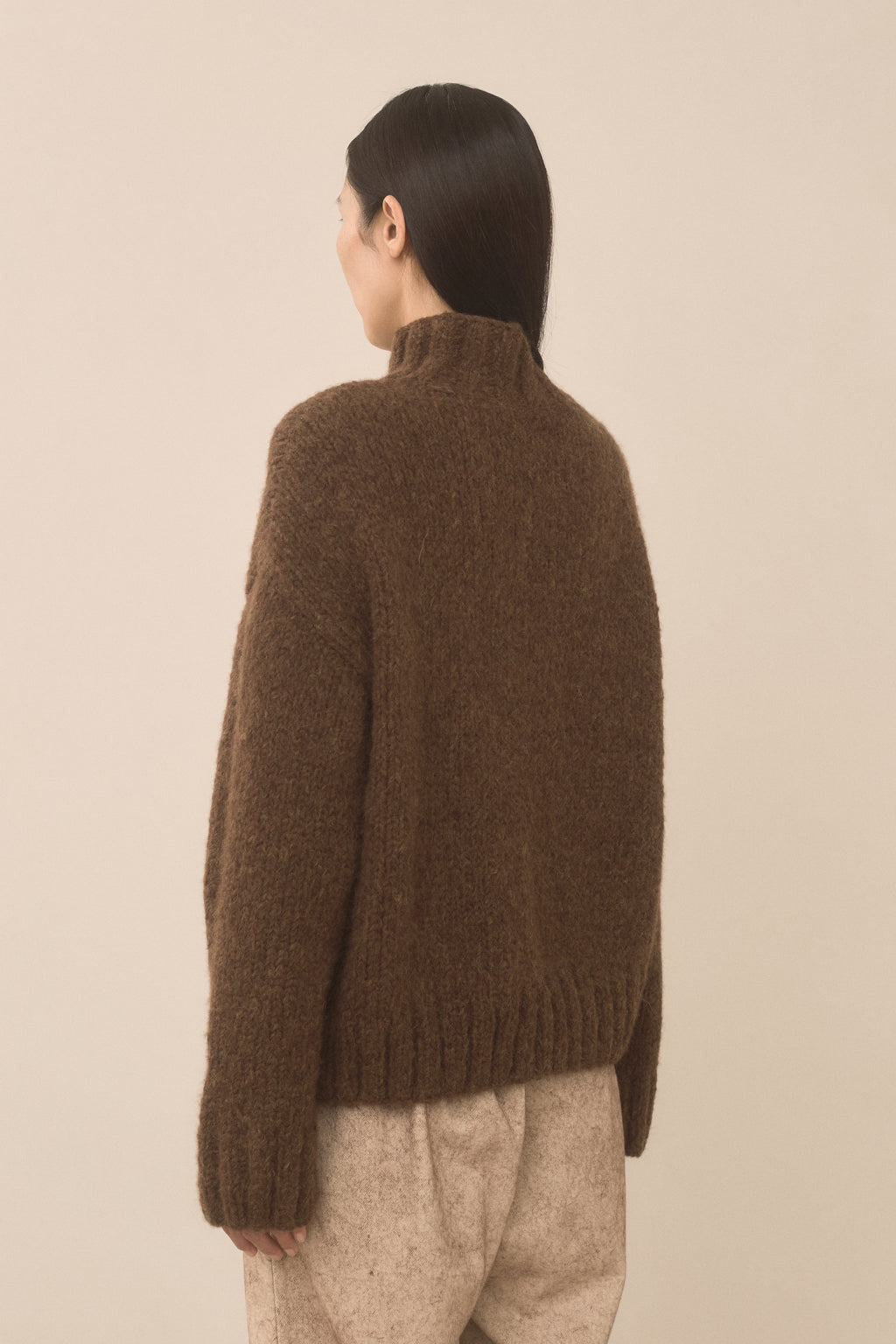 HANDKNIT MOCKNECK
