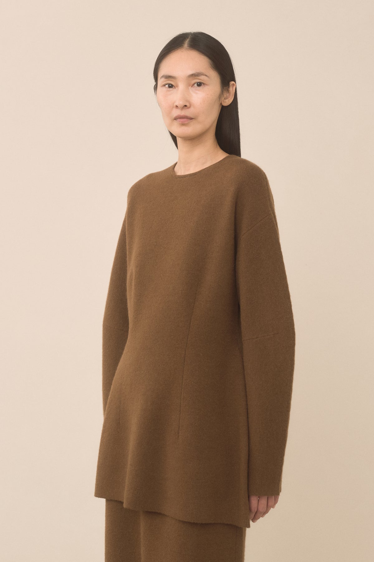 DOUBLE KNIT FORM TUNIC