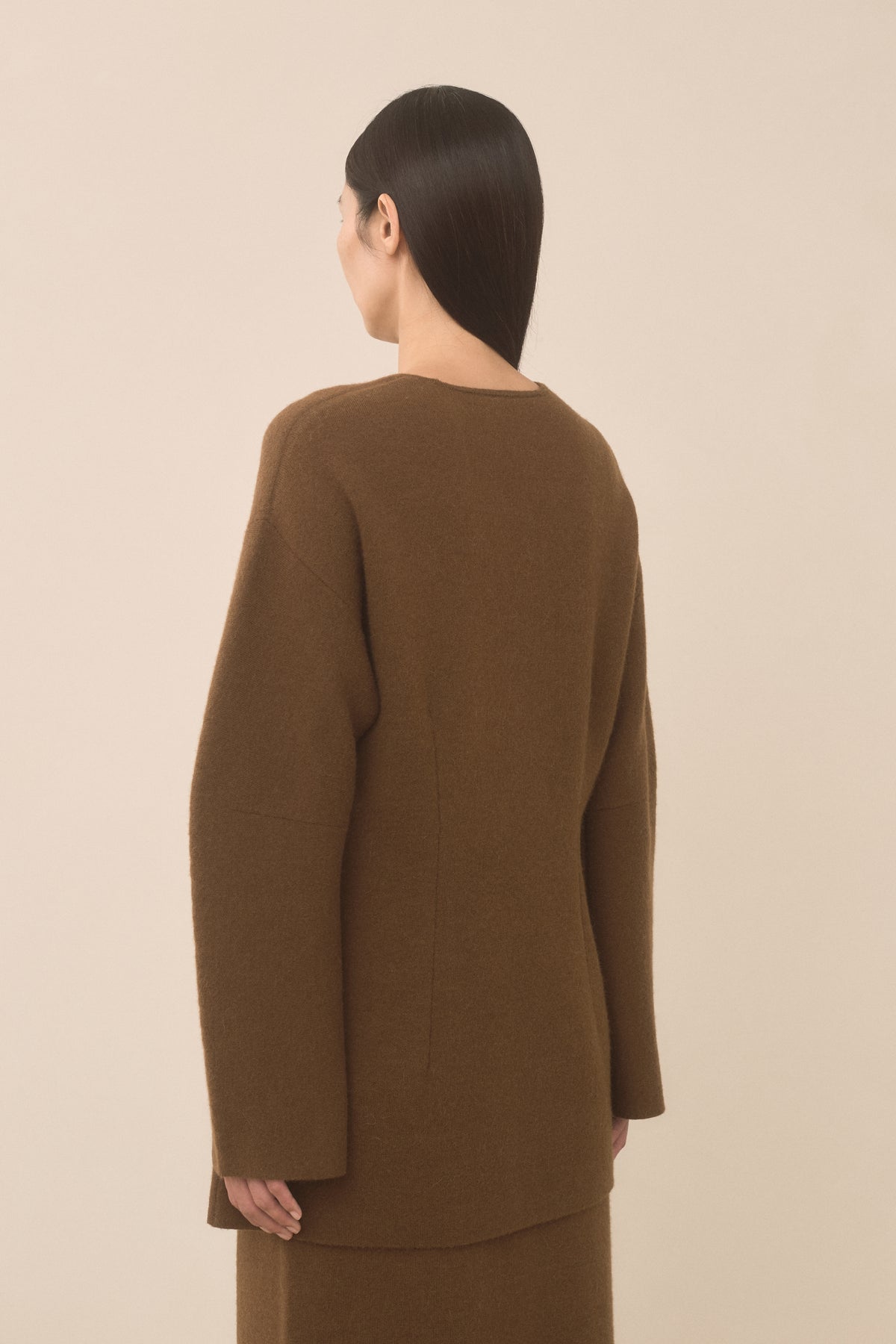 DOUBLE KNIT FORM TUNIC