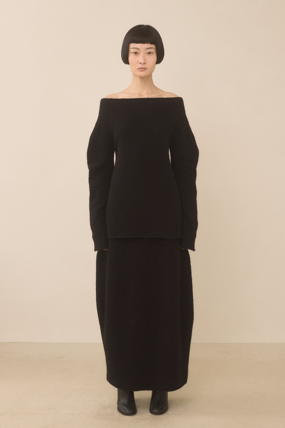 FELT OFF SHOULDER TOP