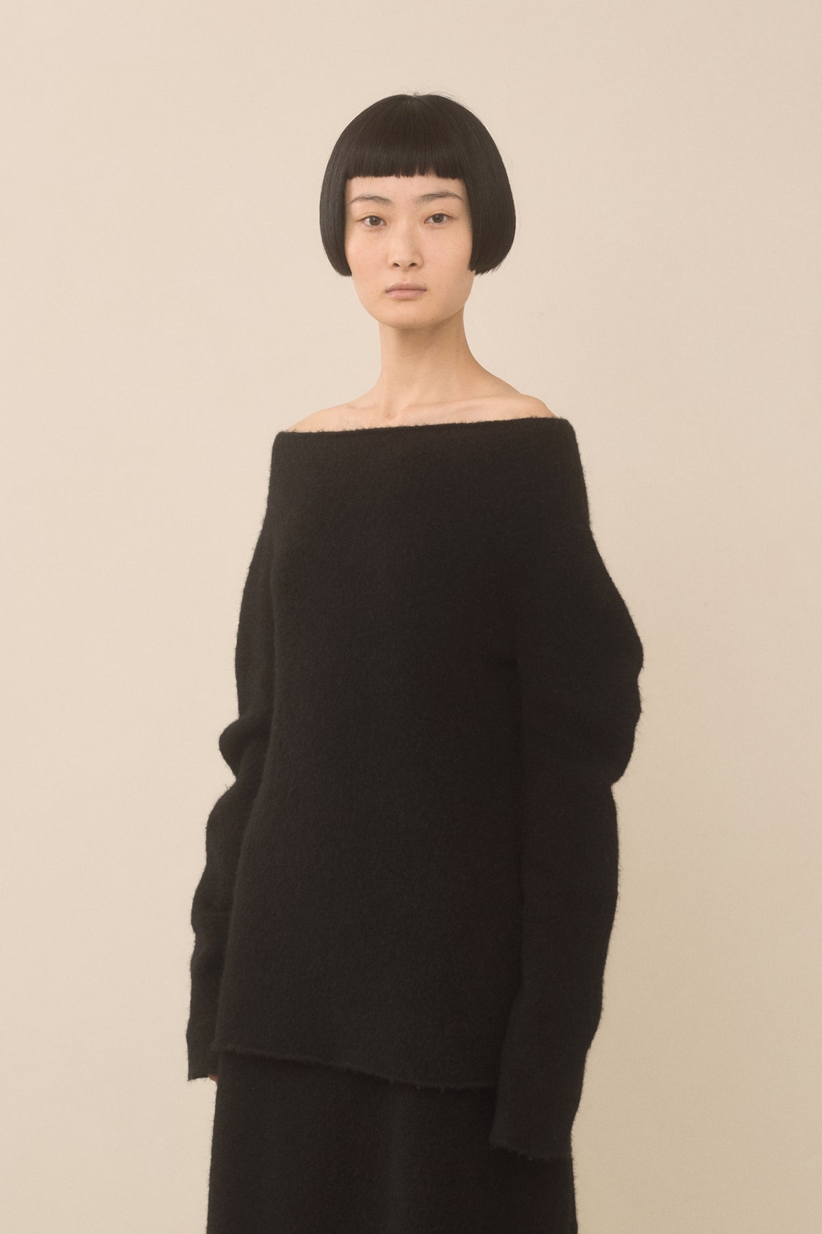 FELT OFF SHOULDER TOP