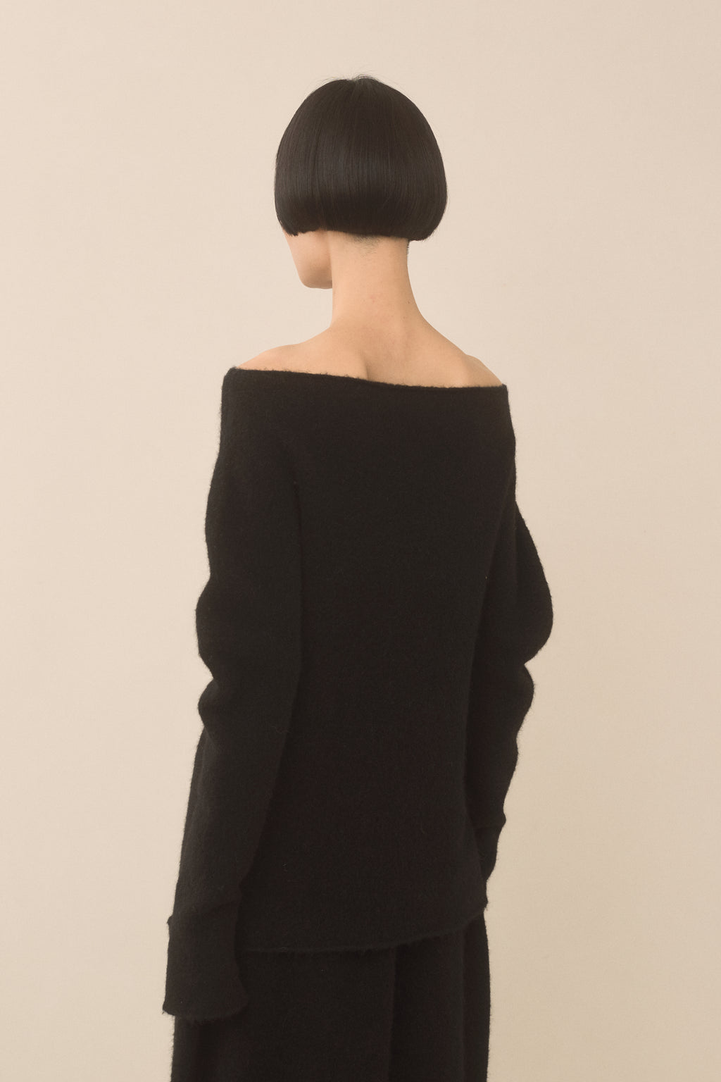 FELT OFF SHOULDER TOP