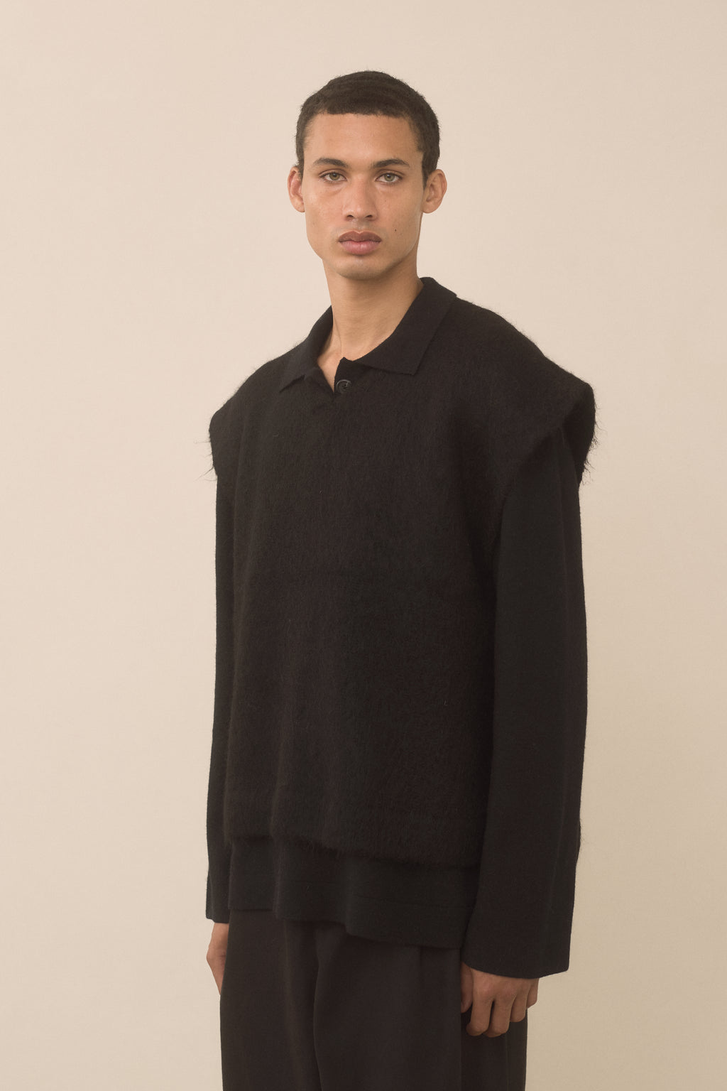 BRUSHED VEST