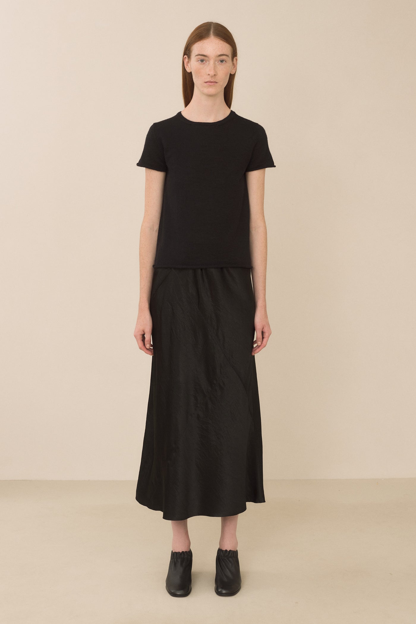 LUSTER BIAS SKIRT