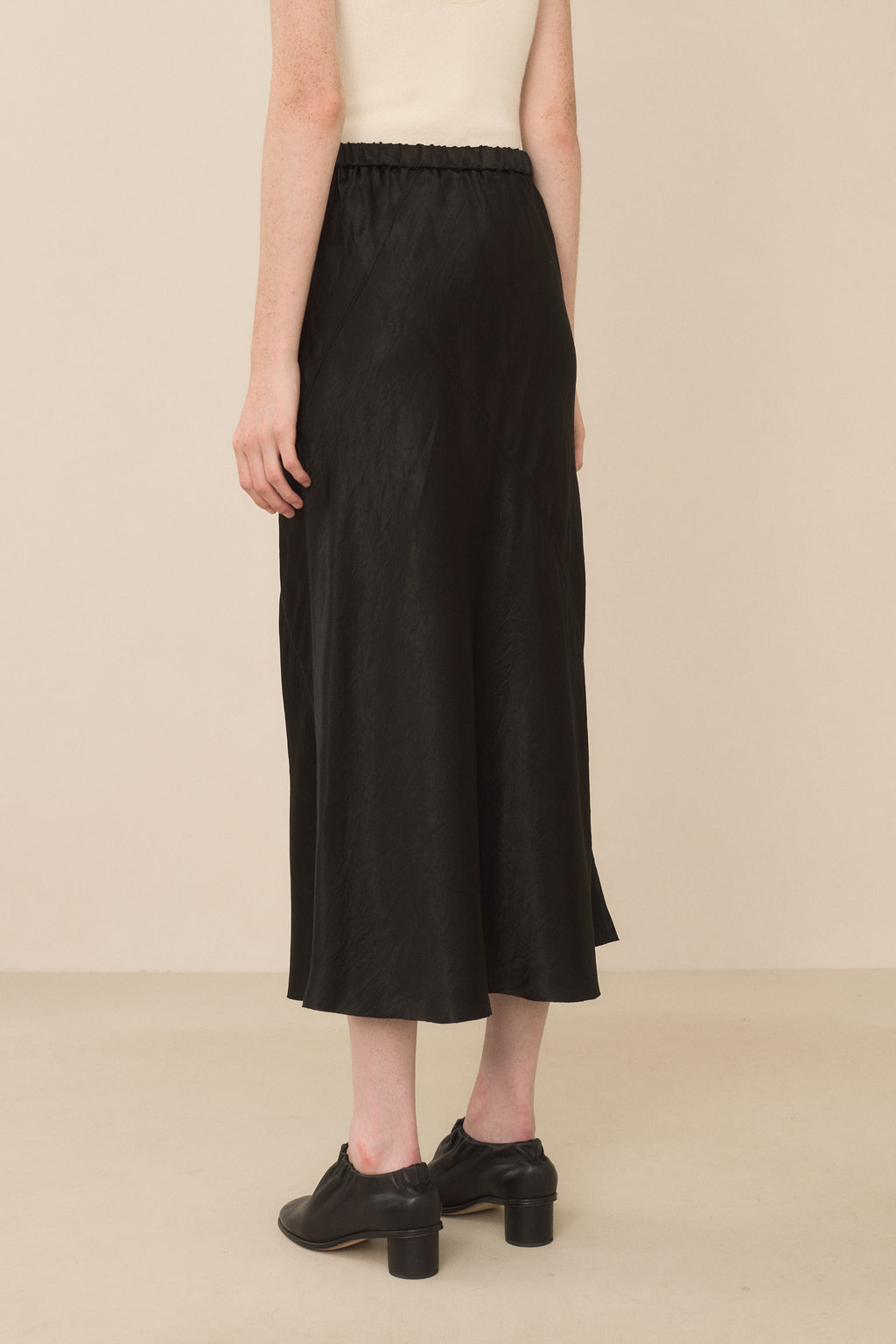 LUSTER BIAS SKIRT