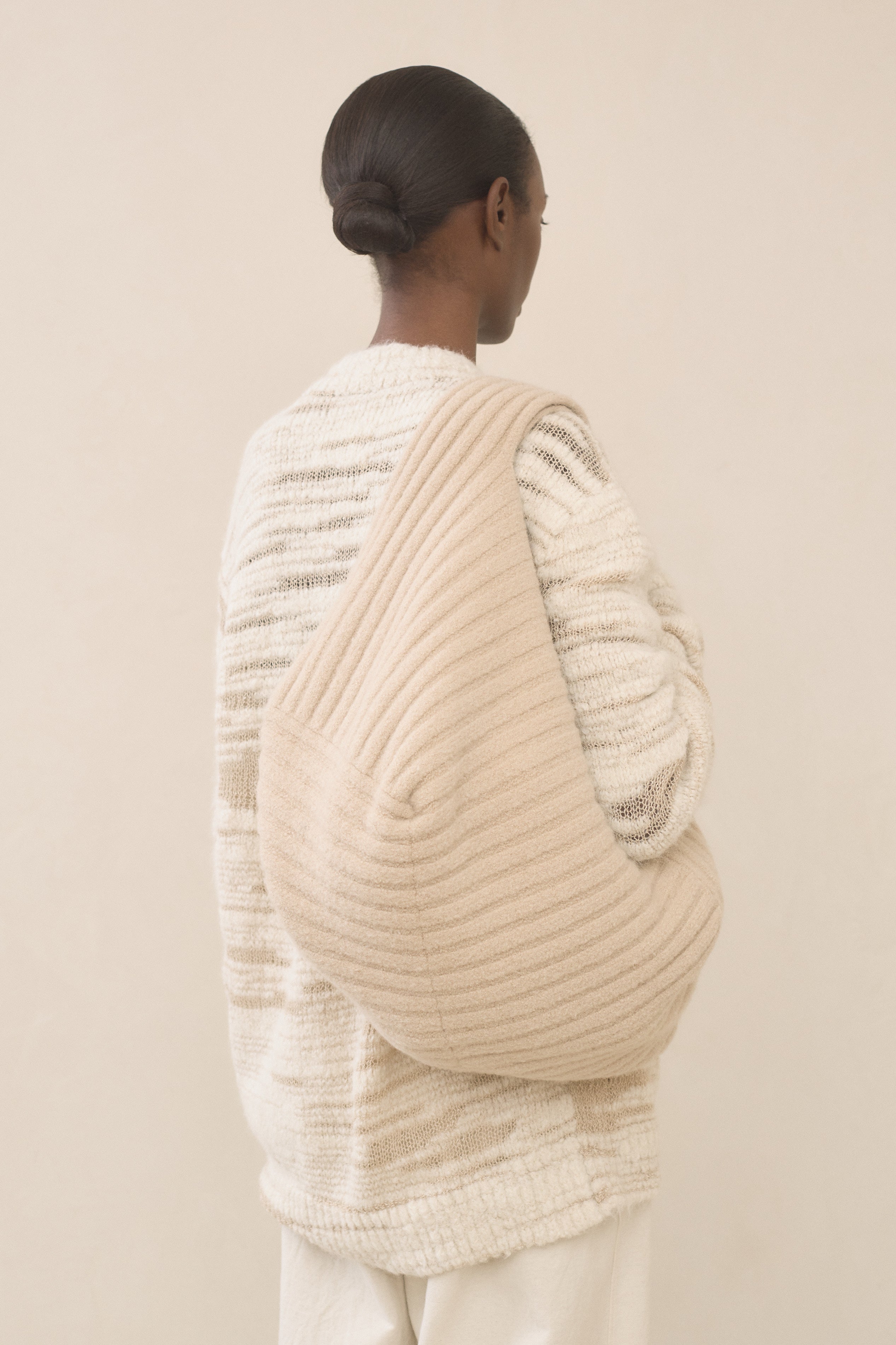 RIB PINWHEEL TOTE
