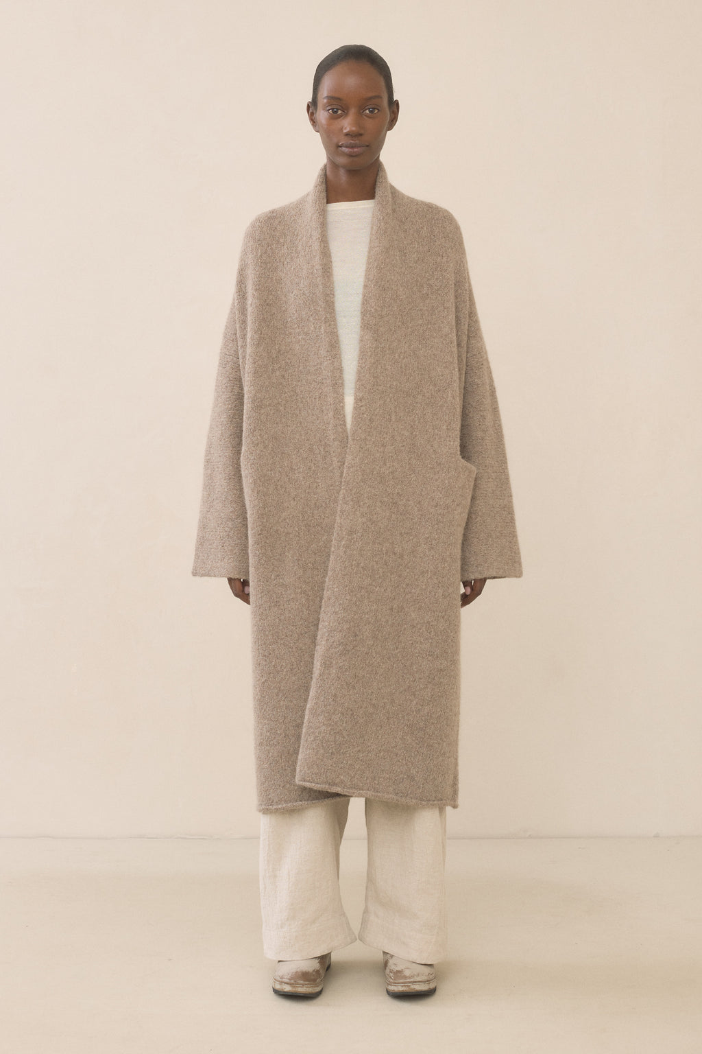 LONG SHAWL CARDIGAN