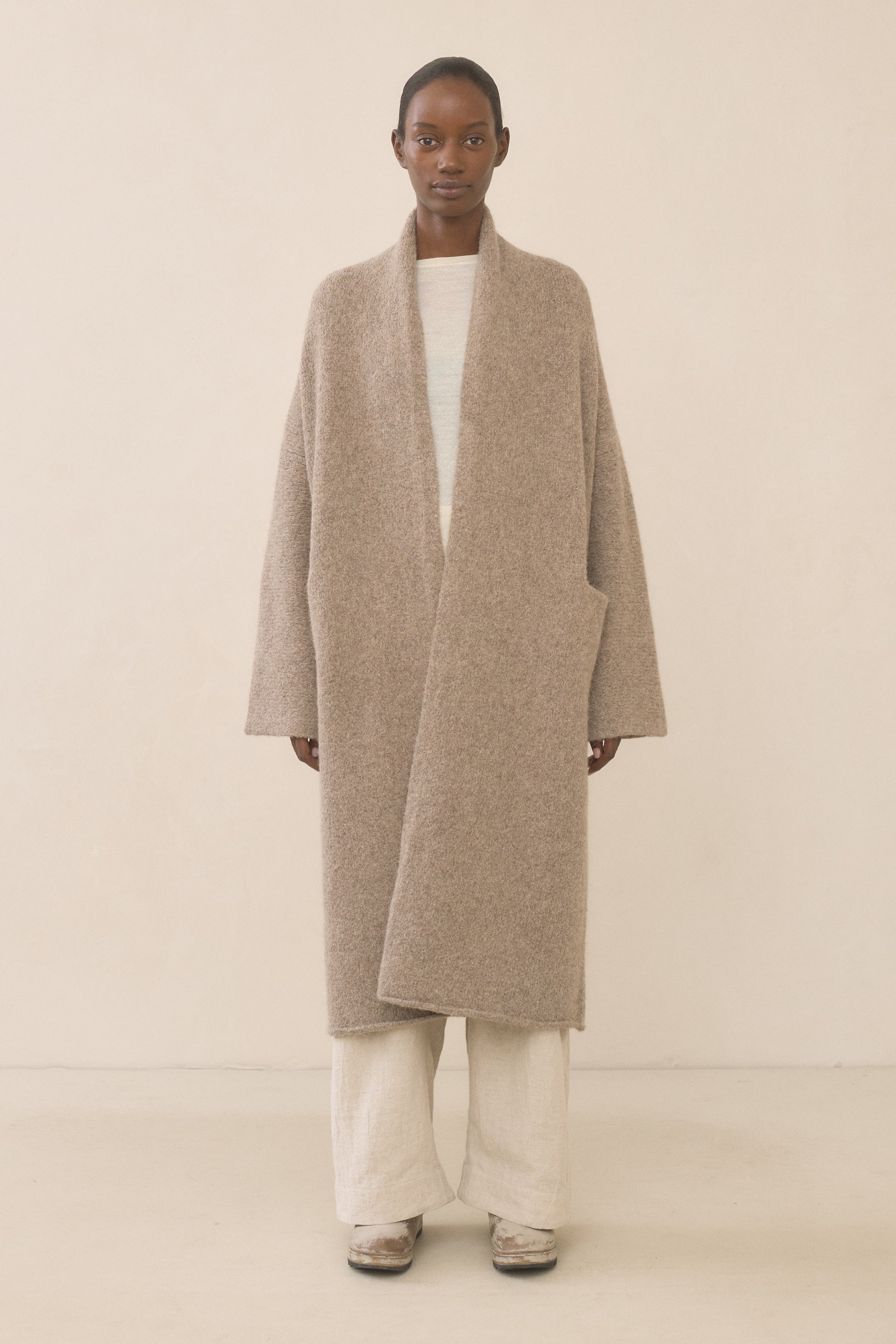 LONG SHAWL CARDIGAN