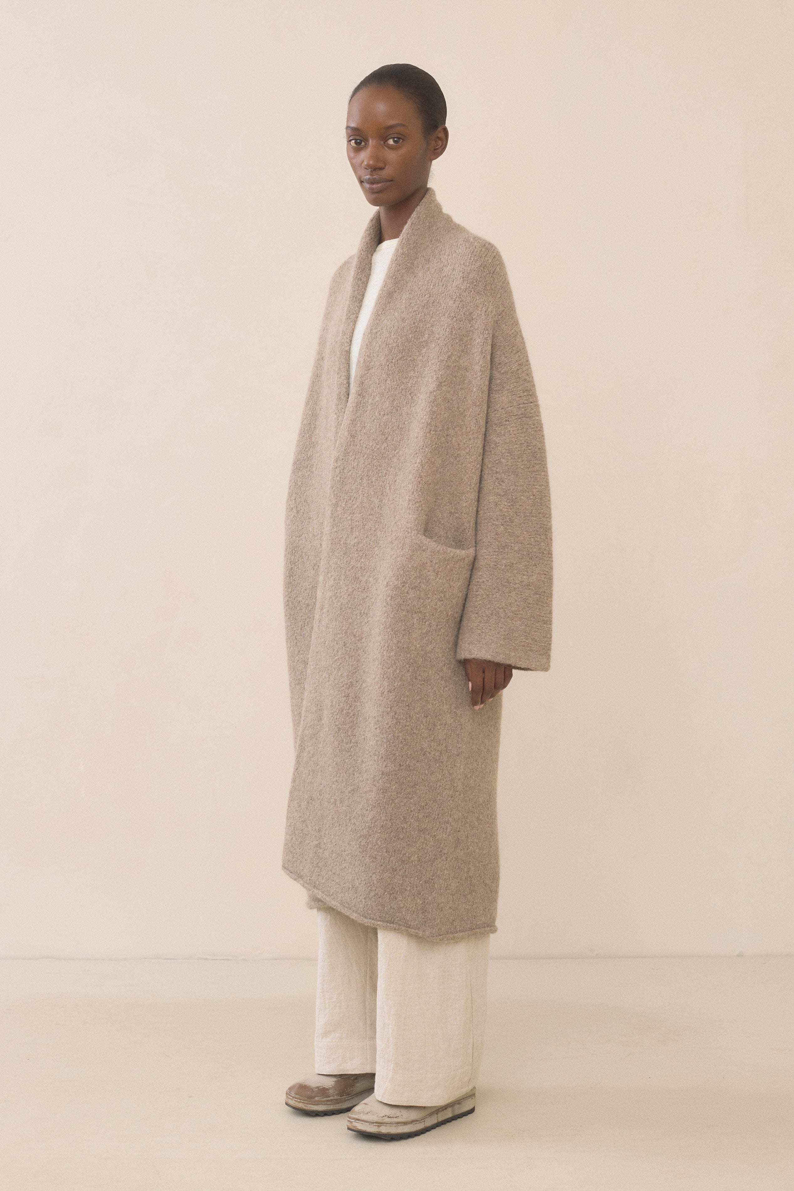 LONG SHAWL CARDIGAN