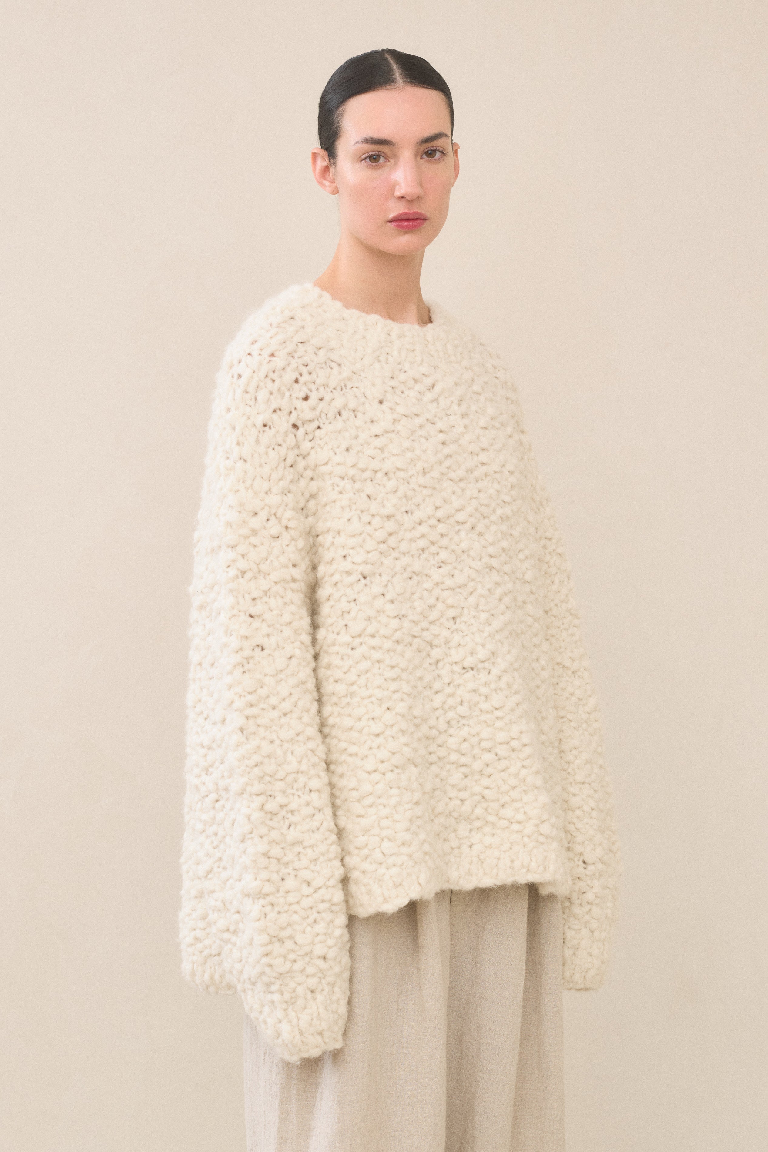 HANDKNIT MATTA CREWNECK