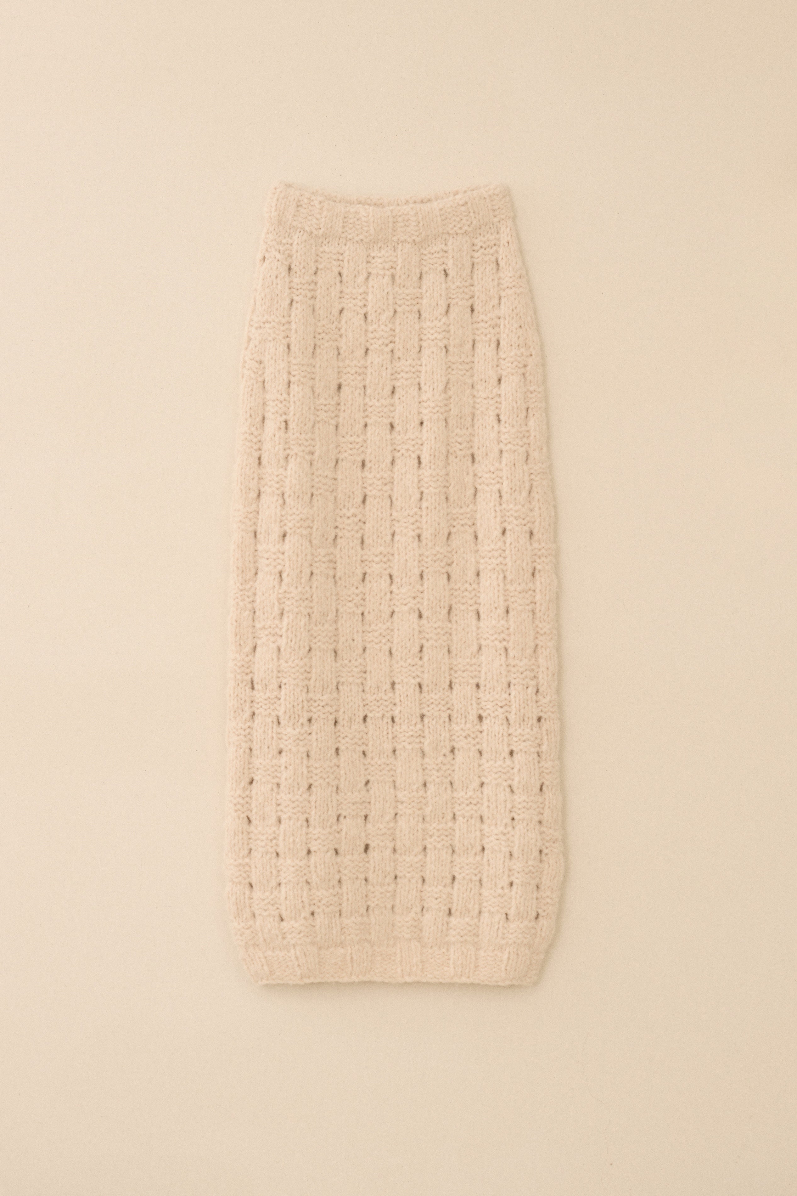 HANDKNIT INTERLACE SKIRT