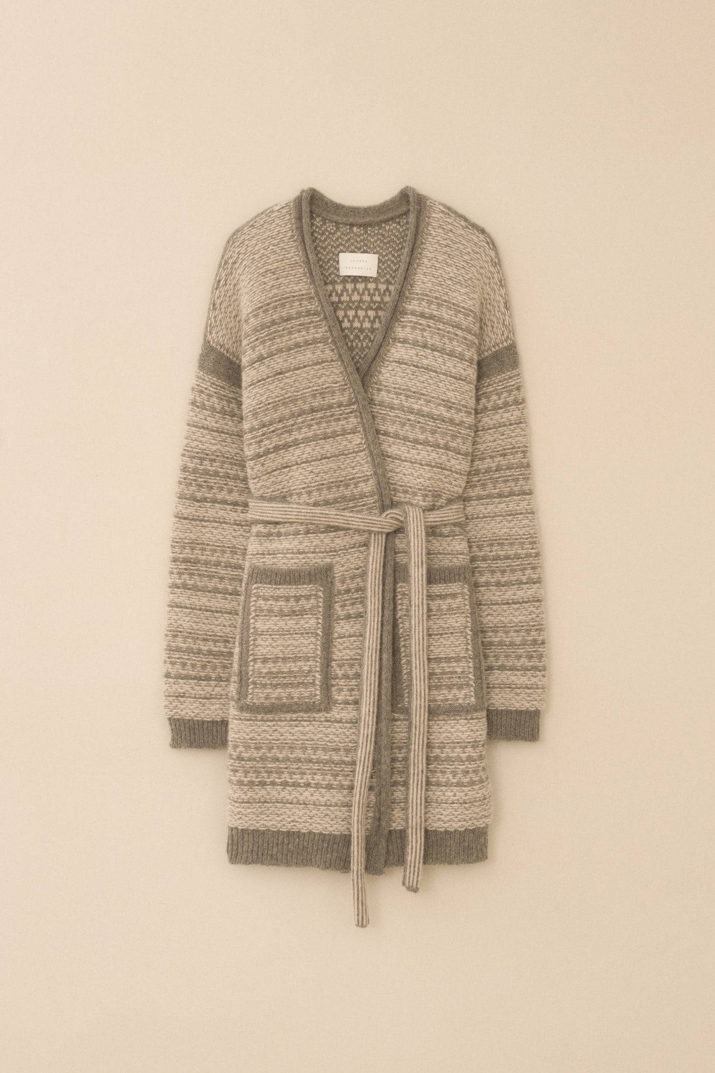 JACQUARD CARDIGAN