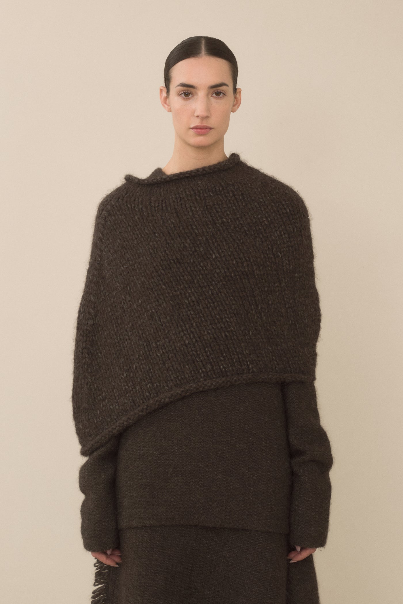 HANDKNIT ASKEW SHOULDERS