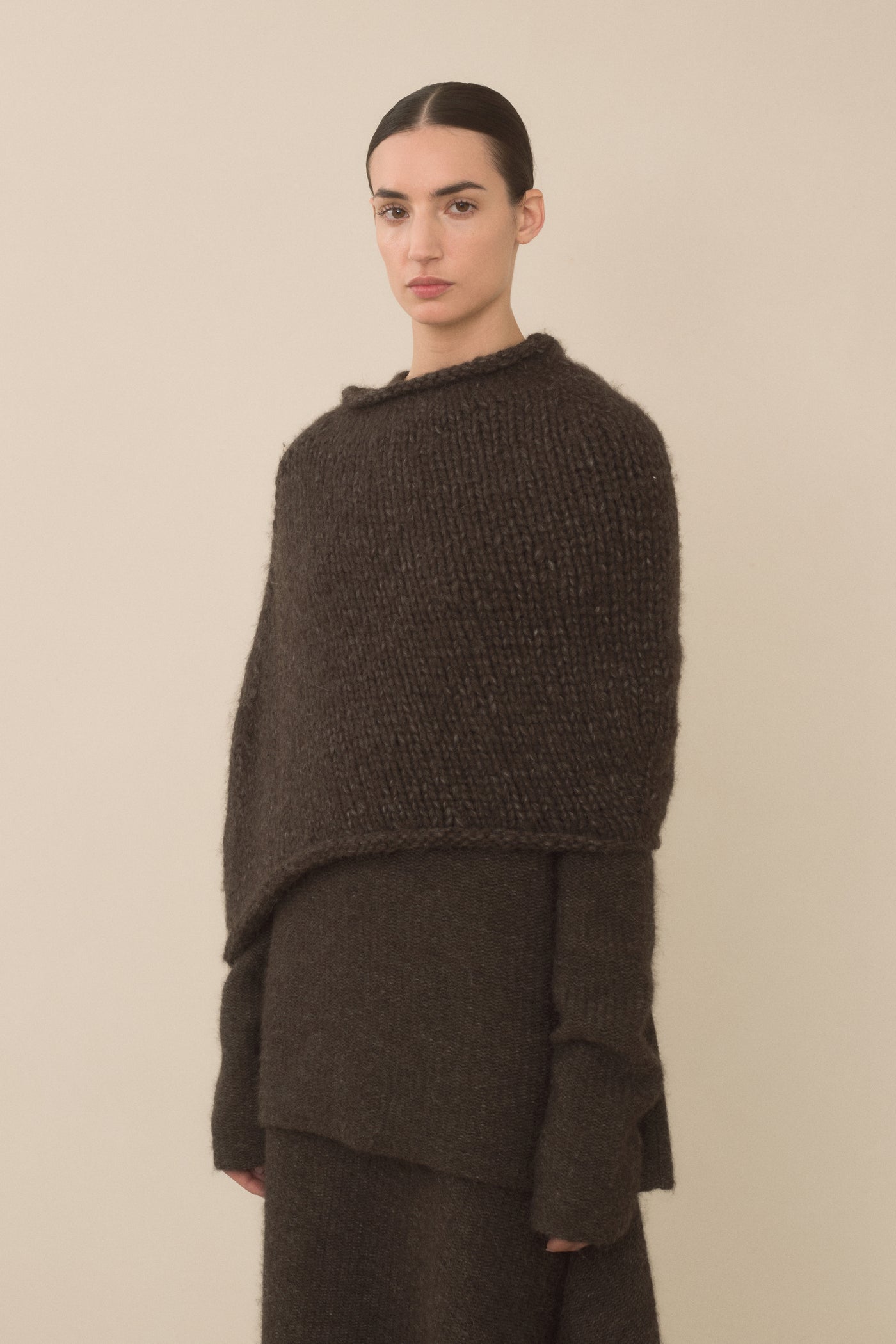 HANDKNIT ASKEW SHOULDERS