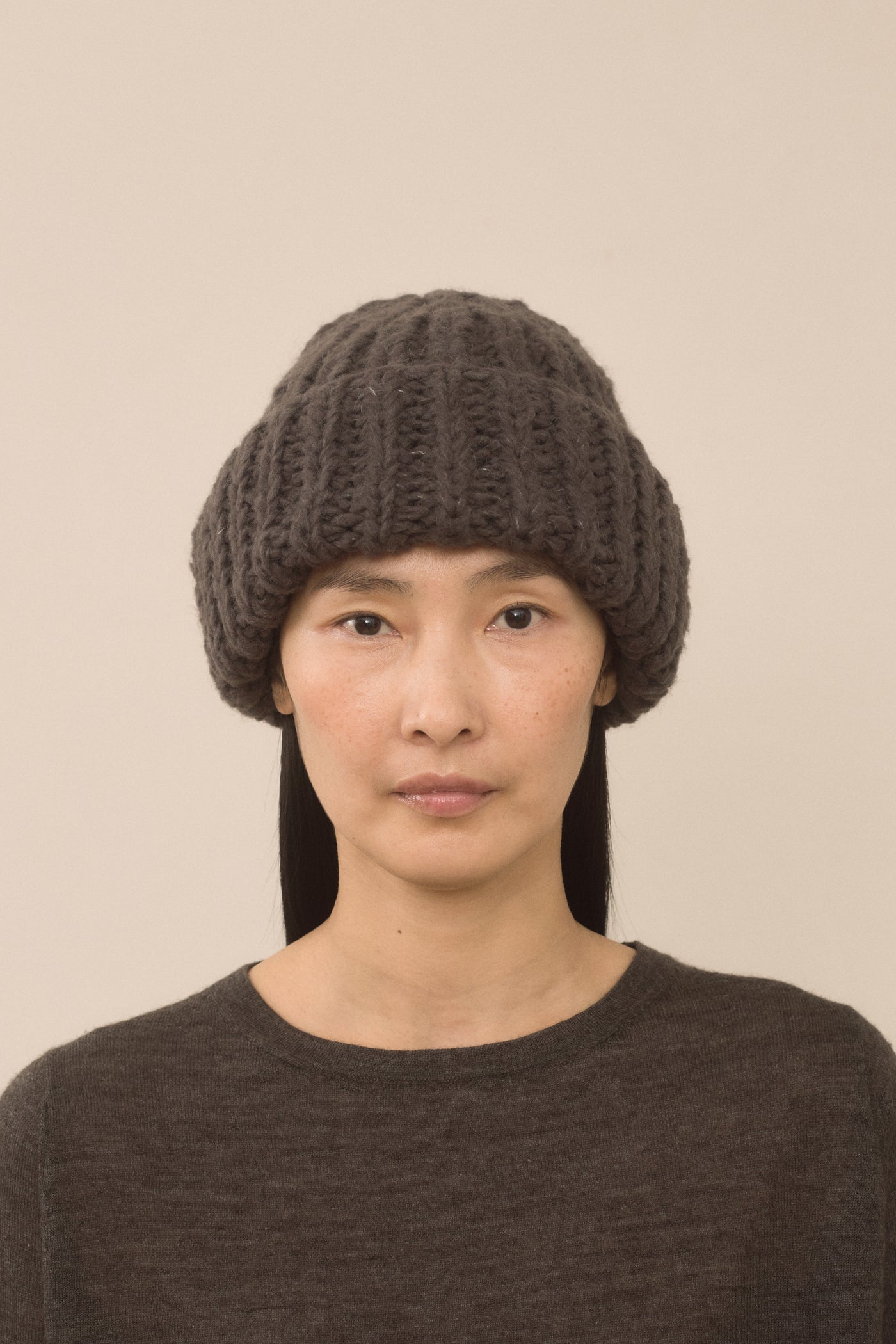 HANDKNIT RIB HAT