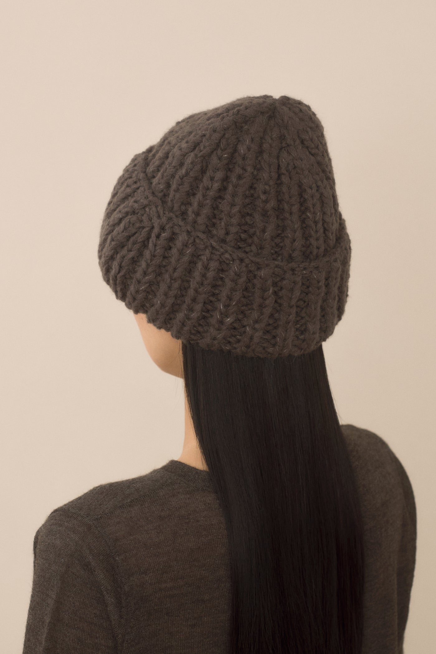 HANDKNIT RIB HAT