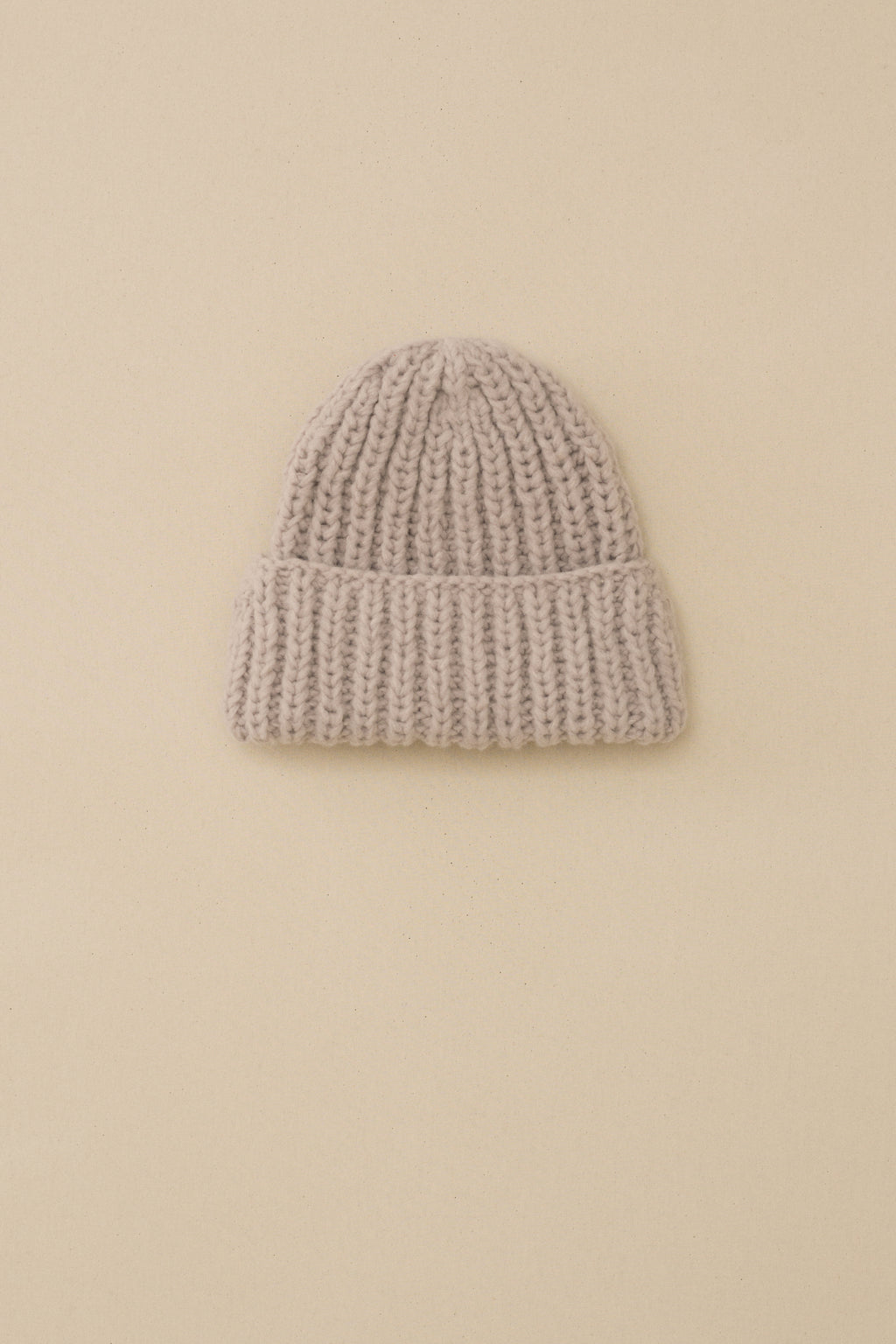 HANDKNIT RIB HAT