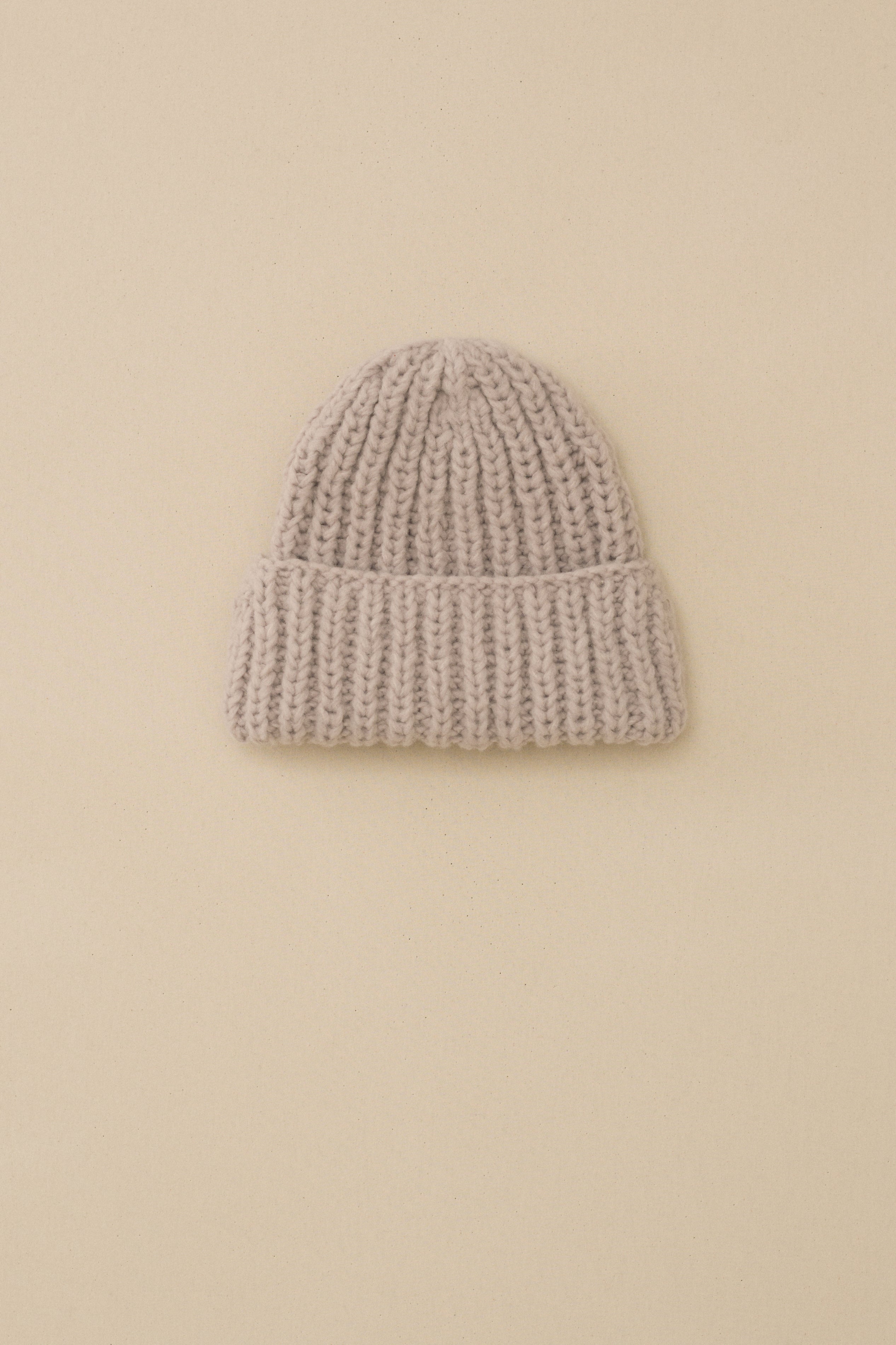 HANDKNIT RIB HAT