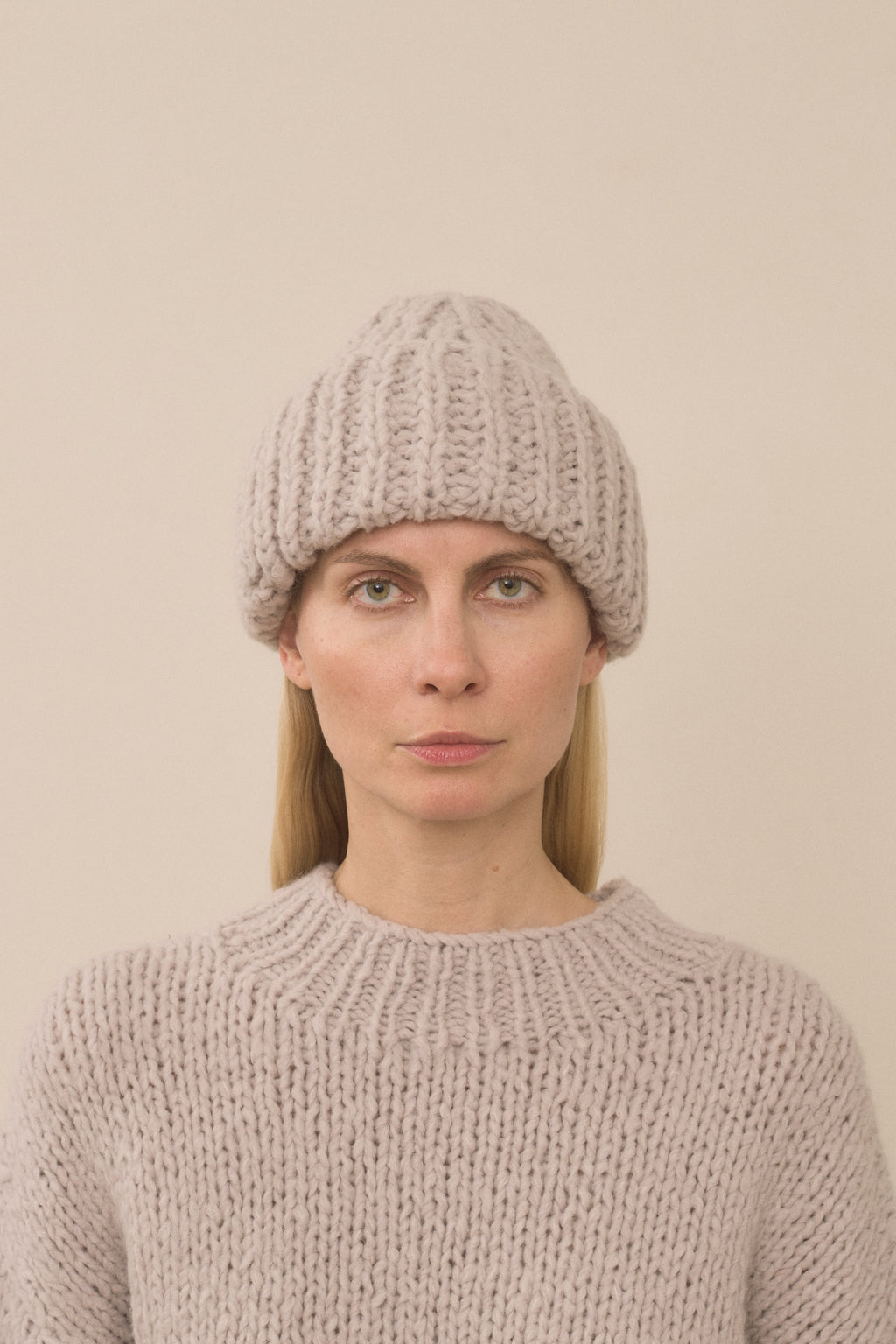 HANDKNIT RIB HAT