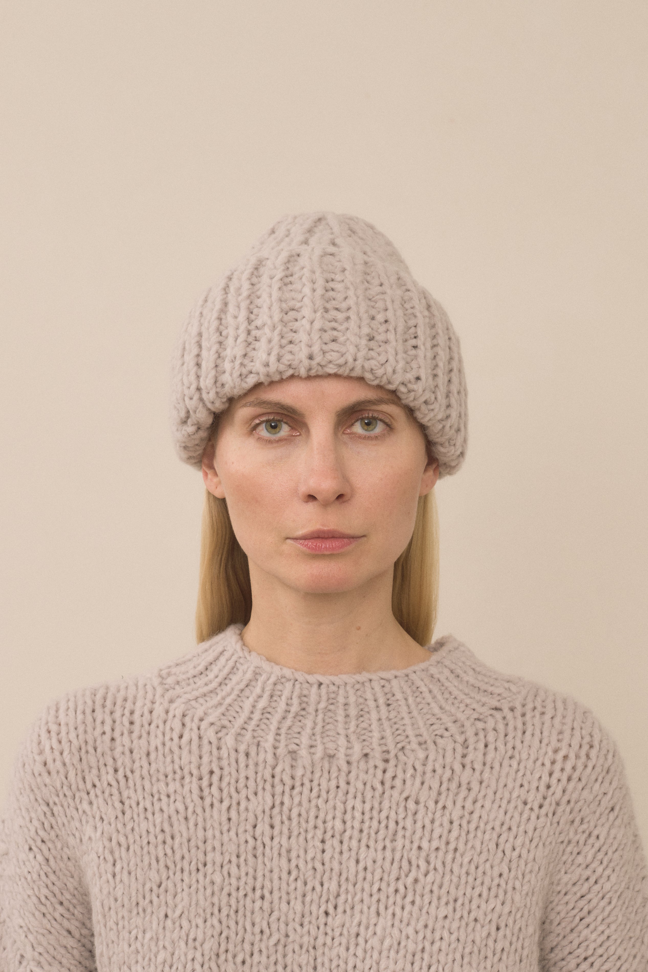 HANDKNIT RIB HAT