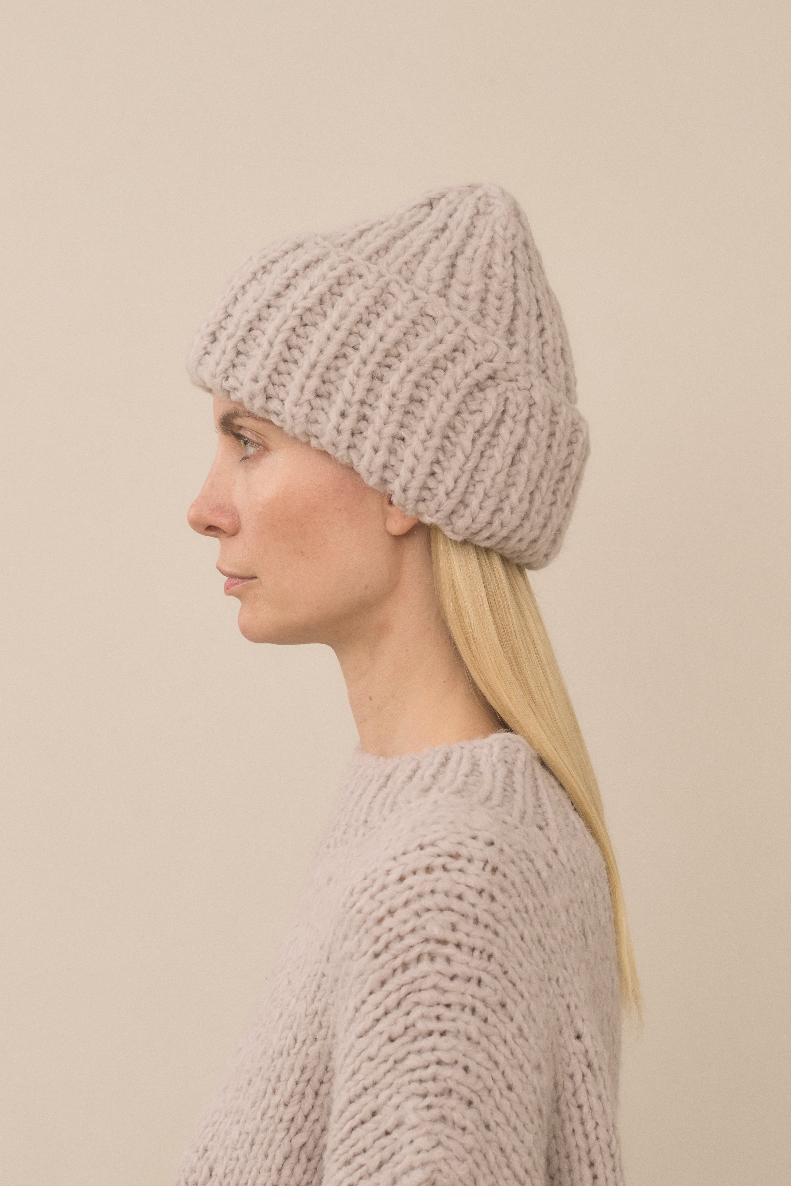 HANDKNIT RIB HAT – Lauren Manoogian