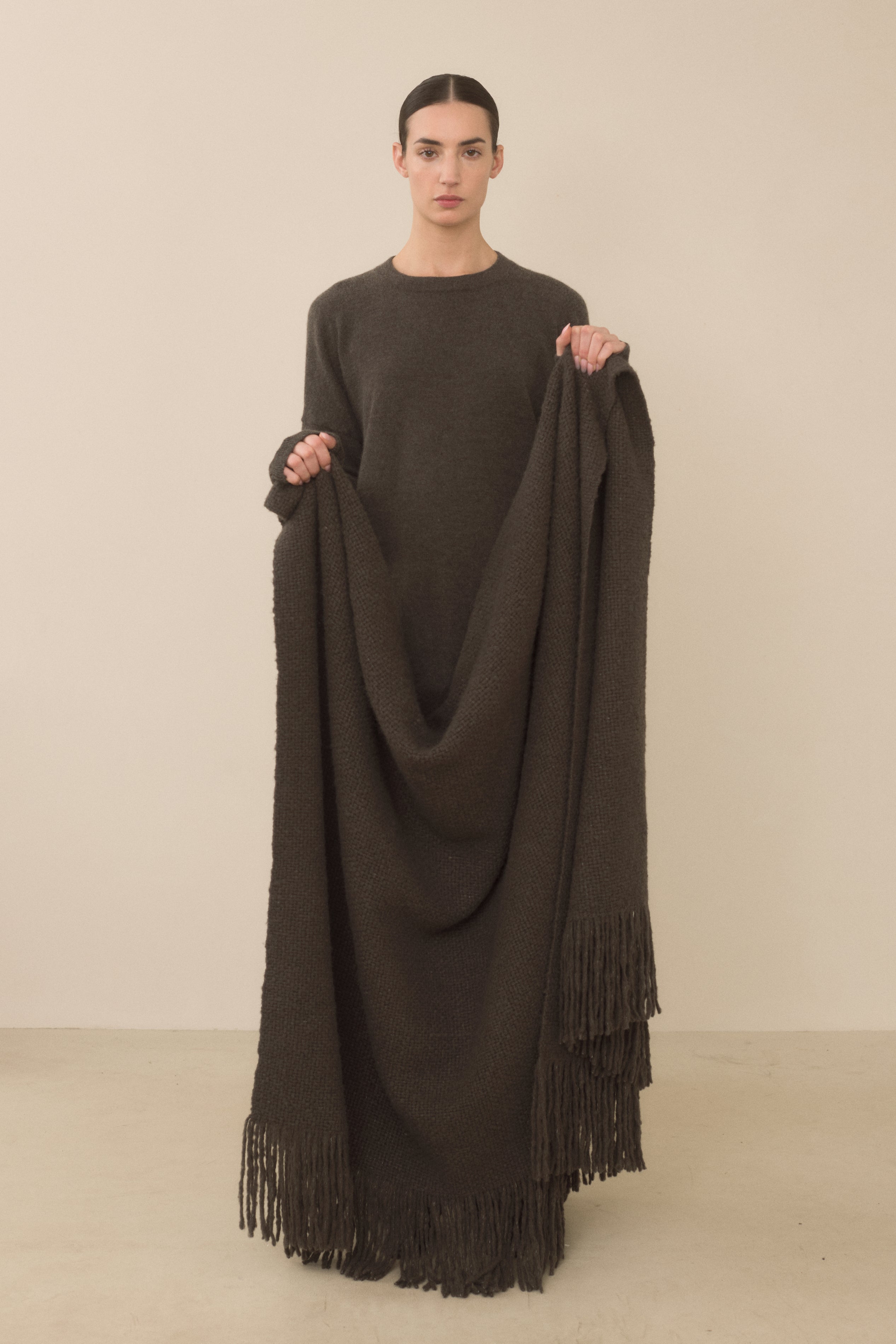 HANDWOVEN BRUSHED BLANKET