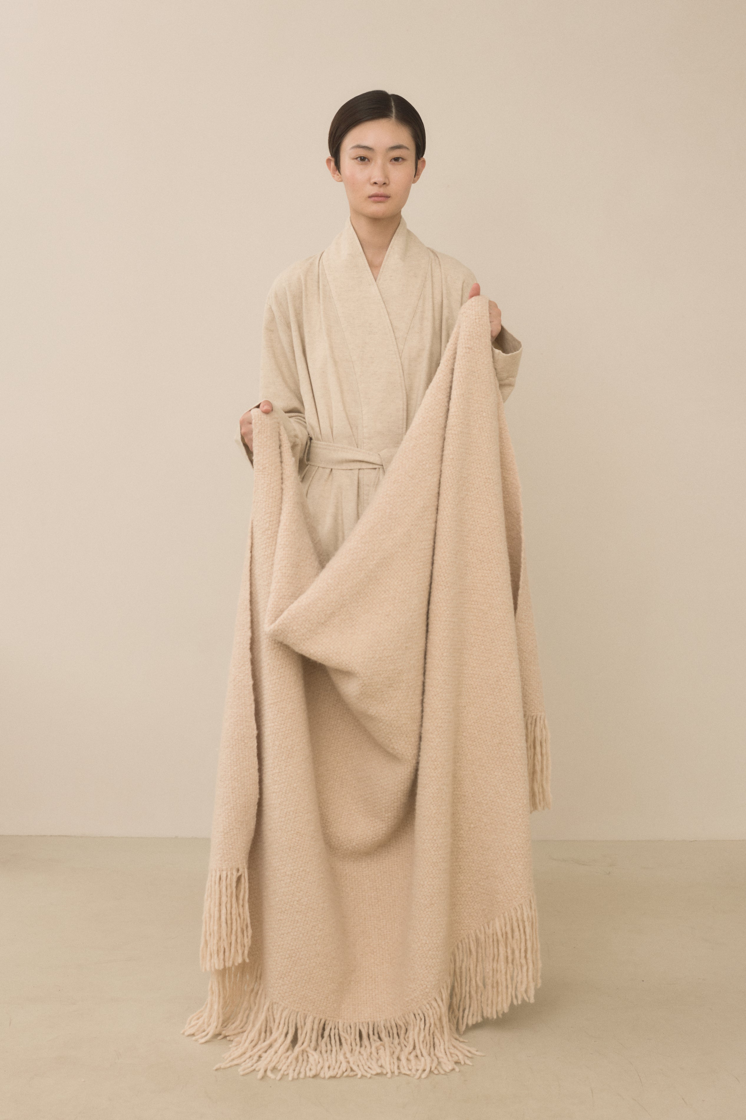HANDWOVEN BRUSHED BLANKET