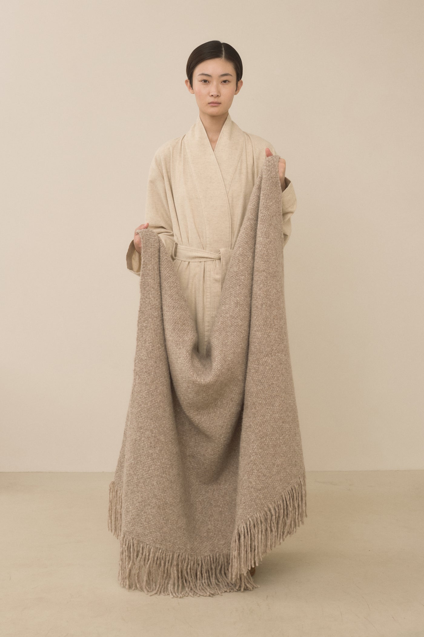 HANDWOVEN BRUSHED BLANKET