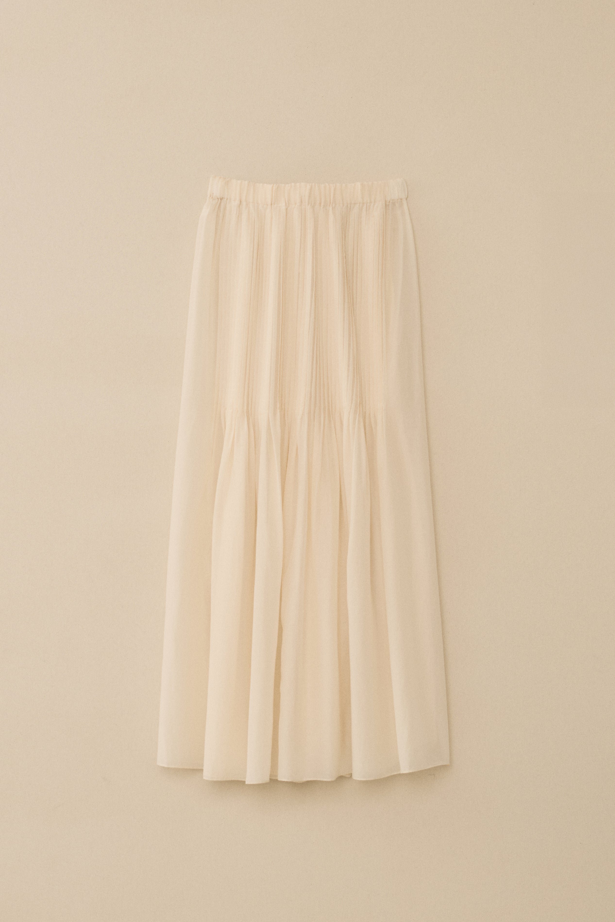 SHEER PLEAT SKIRT