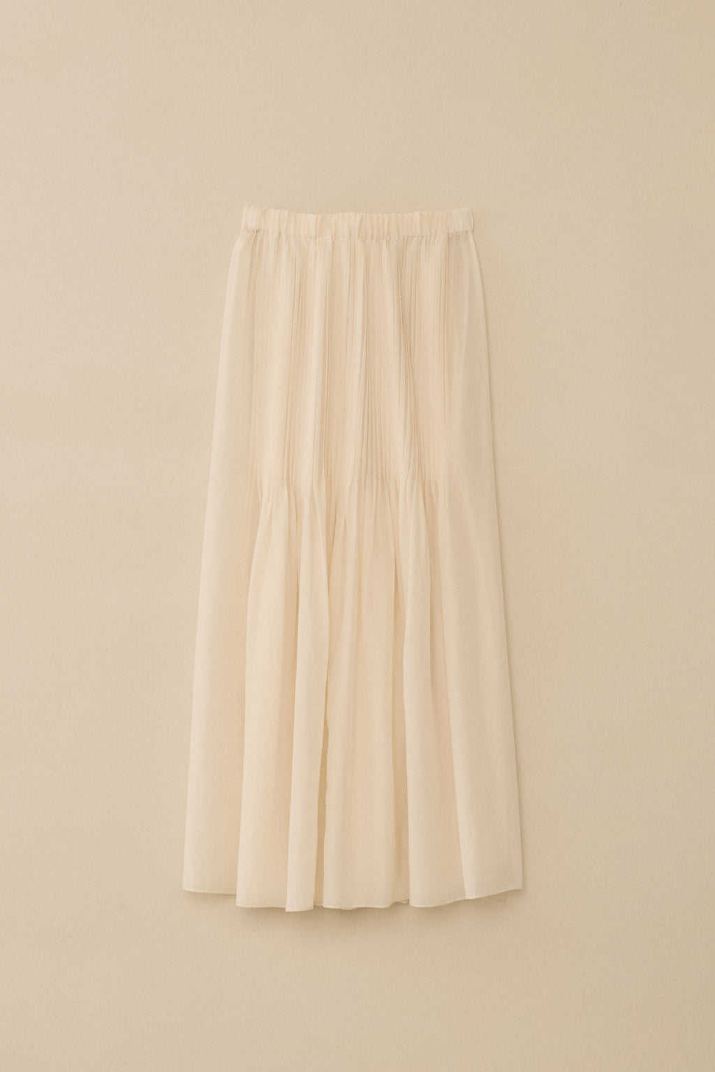 SHEER PLEAT SKIRT