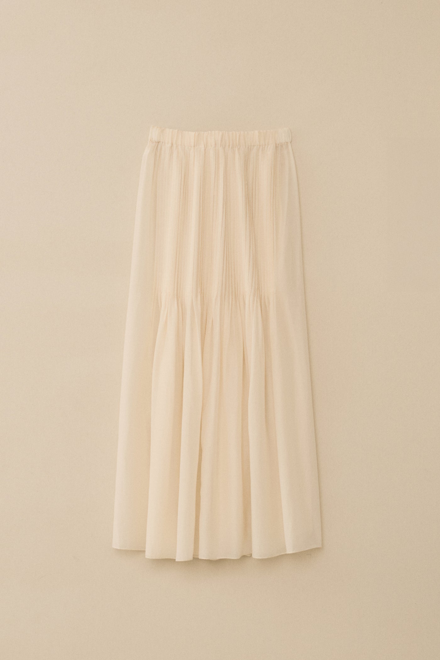 SHEER PLEAT SKIRT