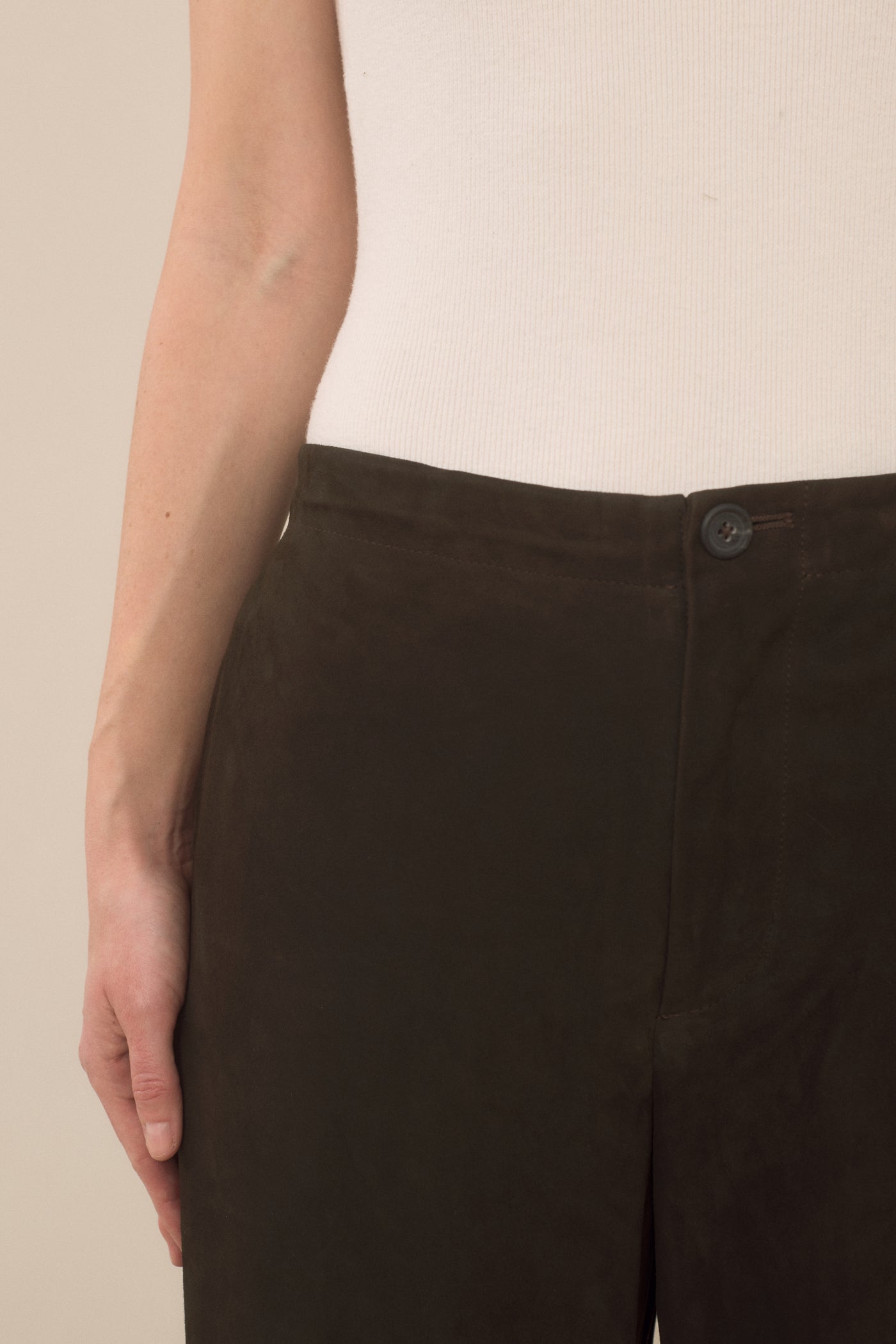 SUEDE GALLERY TROUSER