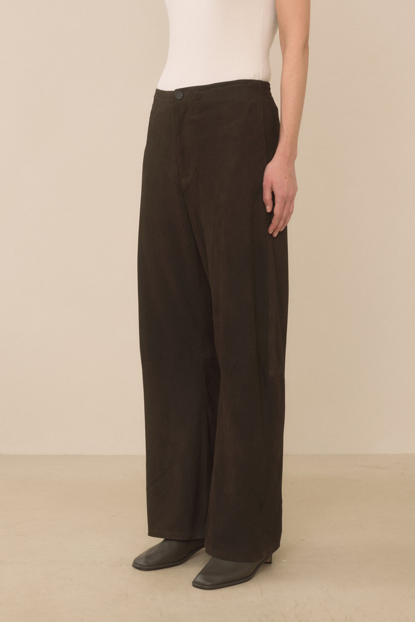 SUEDE GALLERY TROUSER