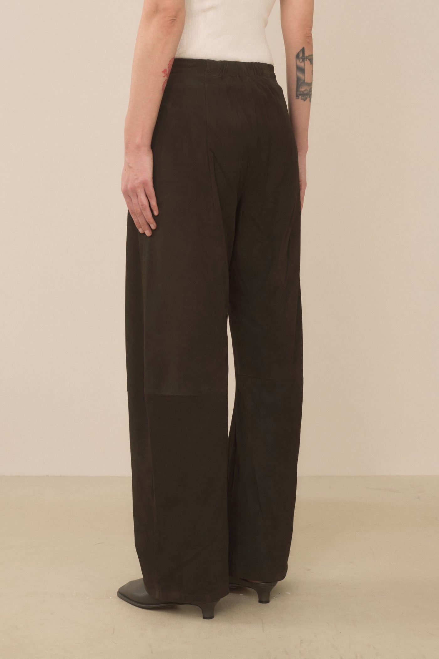 SUEDE GALLERY TROUSER