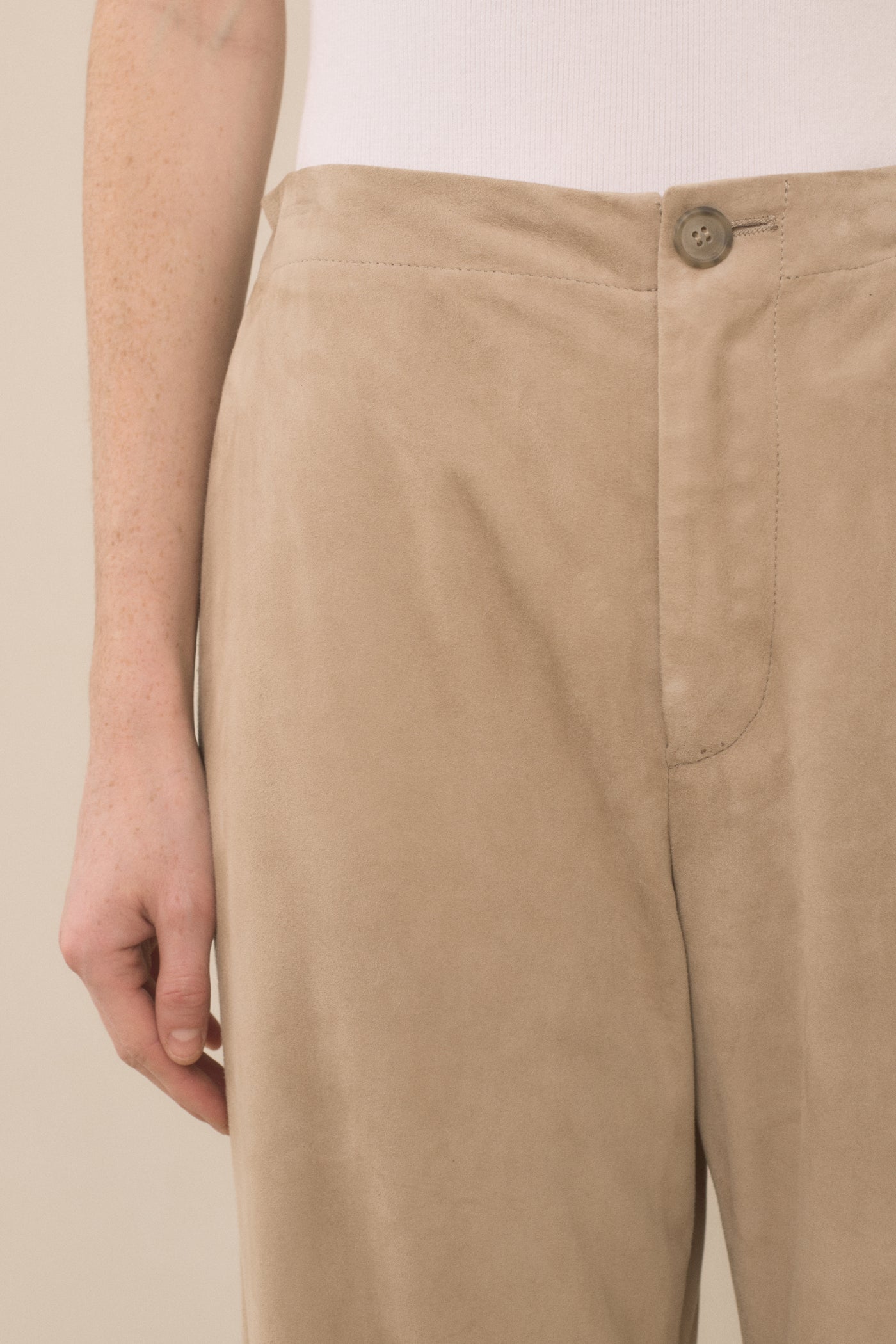 SUEDE GALLERY TROUSER