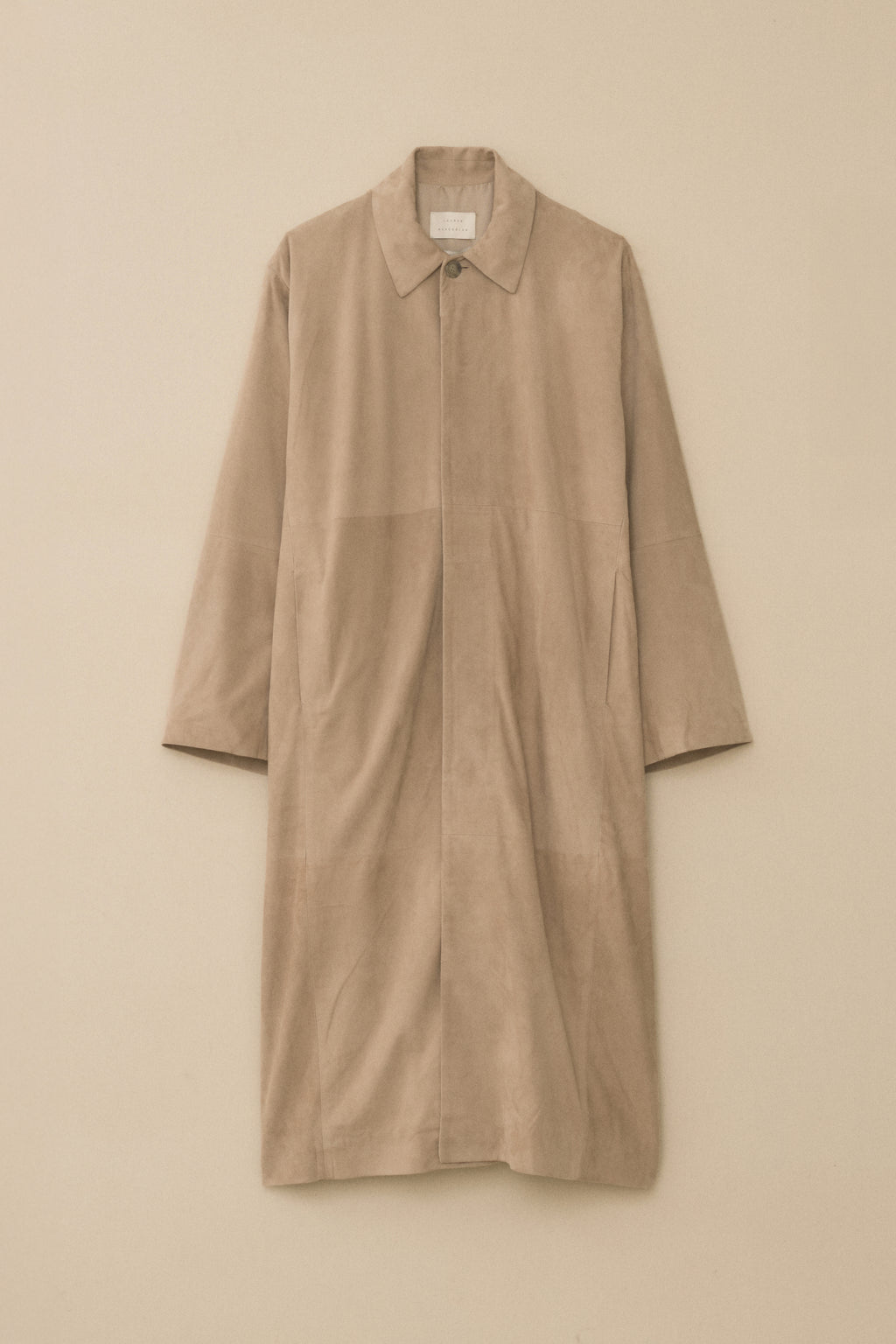 SUEDE CAR COAT