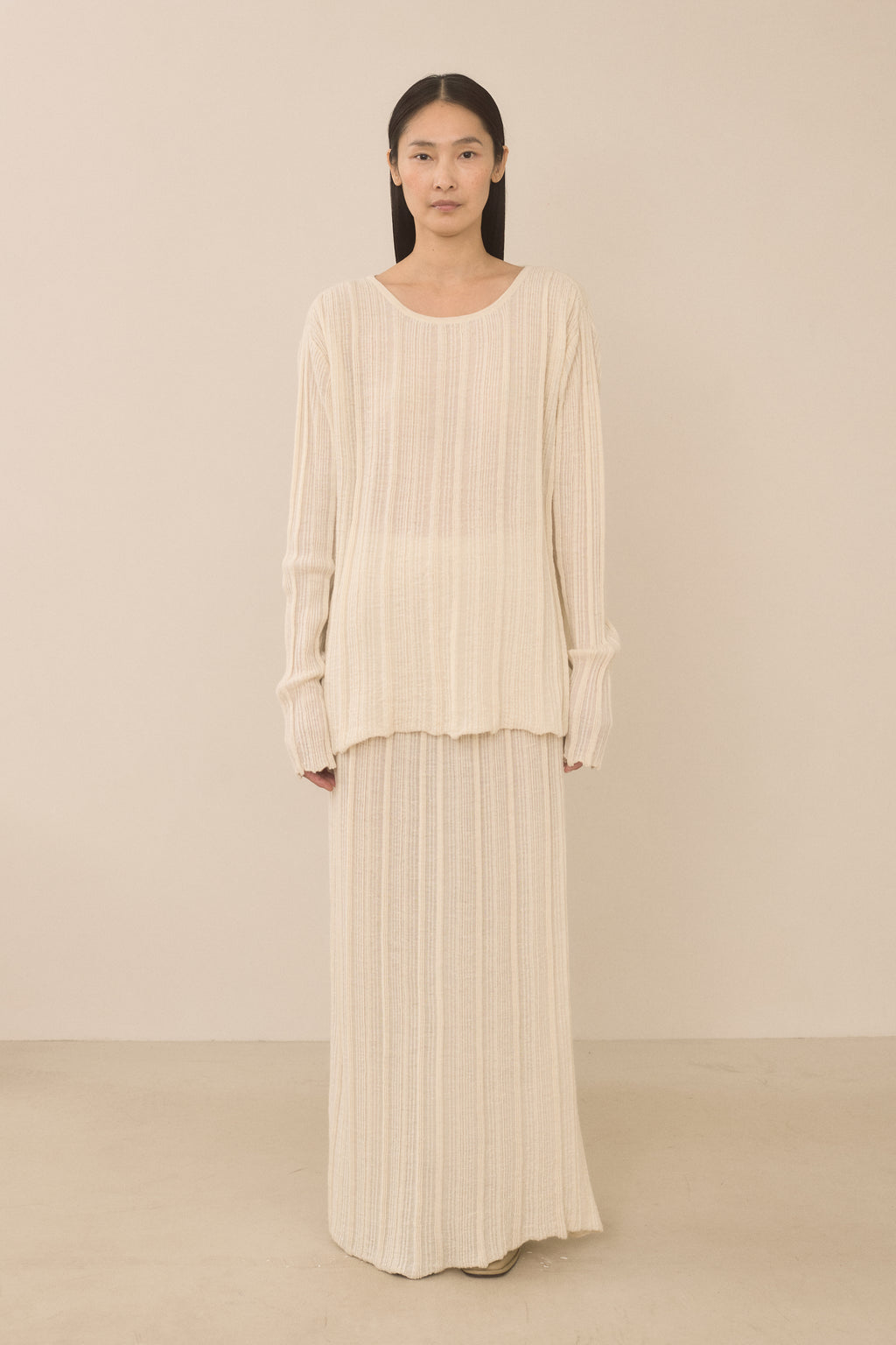 PLISSE BOATNECK