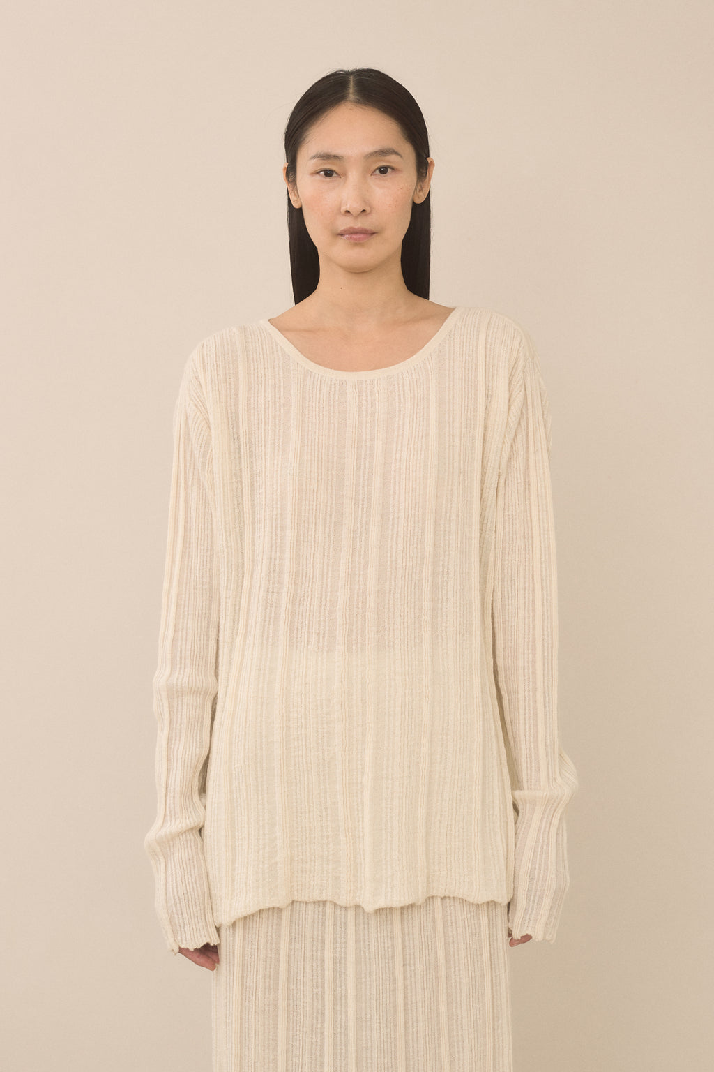 PLISSE BOATNECK