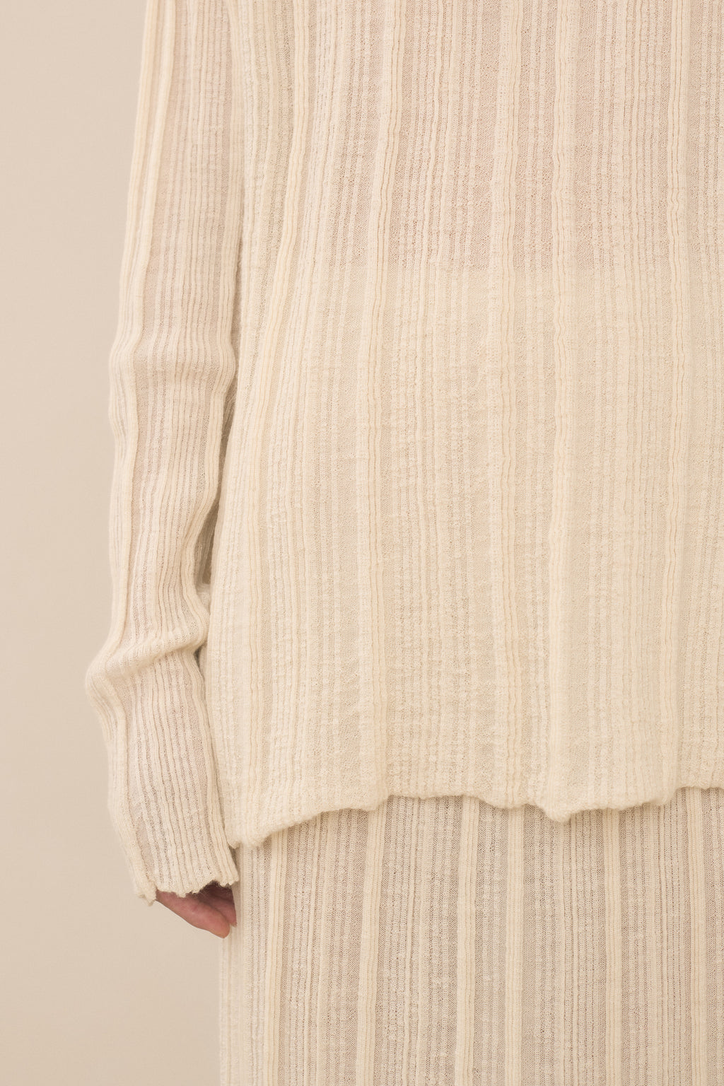 PLISSE BOATNECK