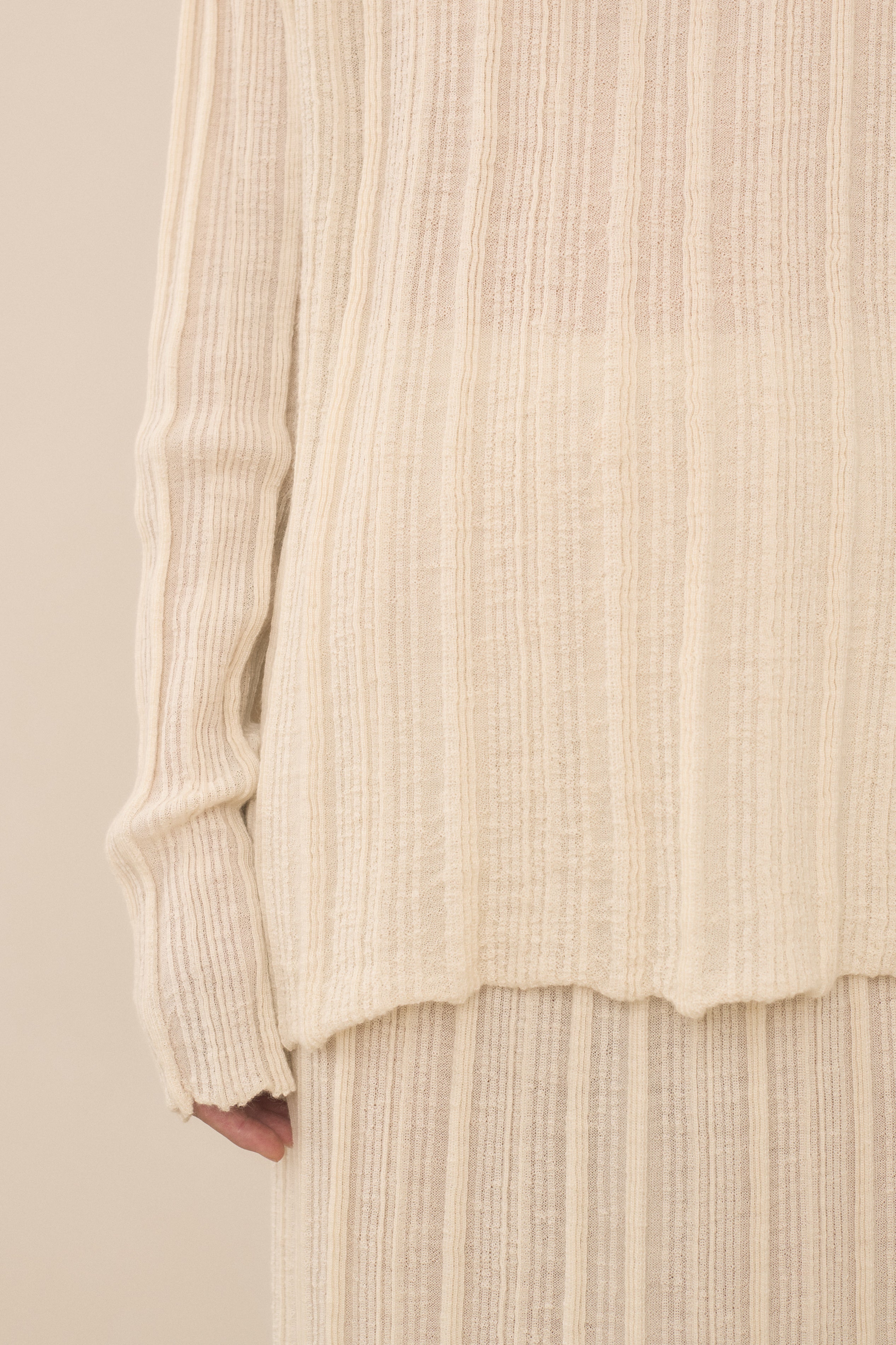 PLISSE BOATNECK