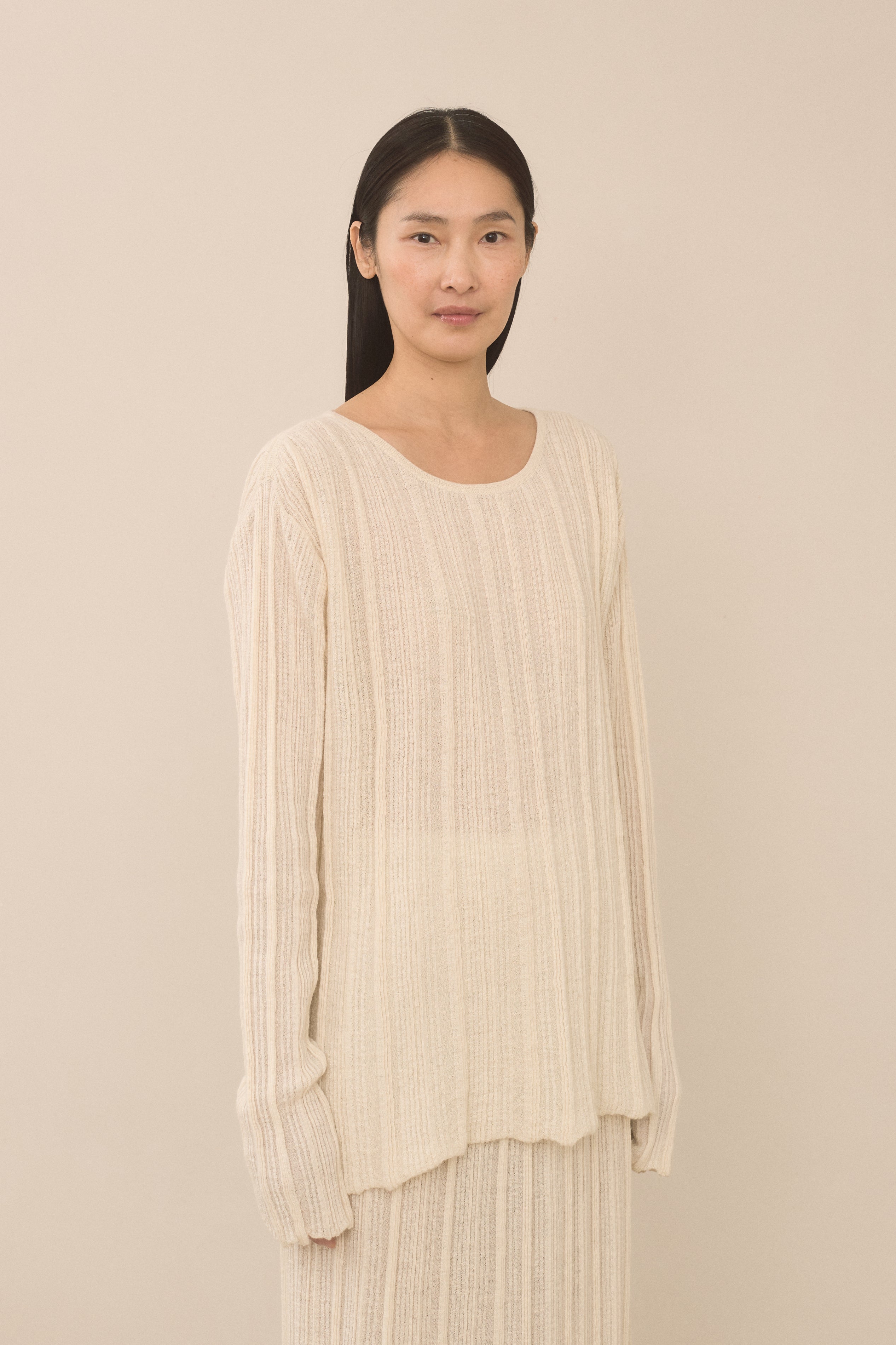 PLISSE BOATNECK