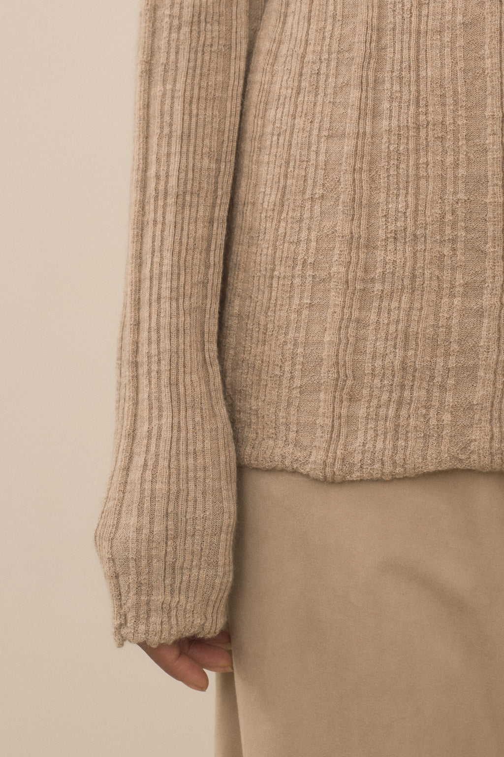 PLISSE MOCKNECK