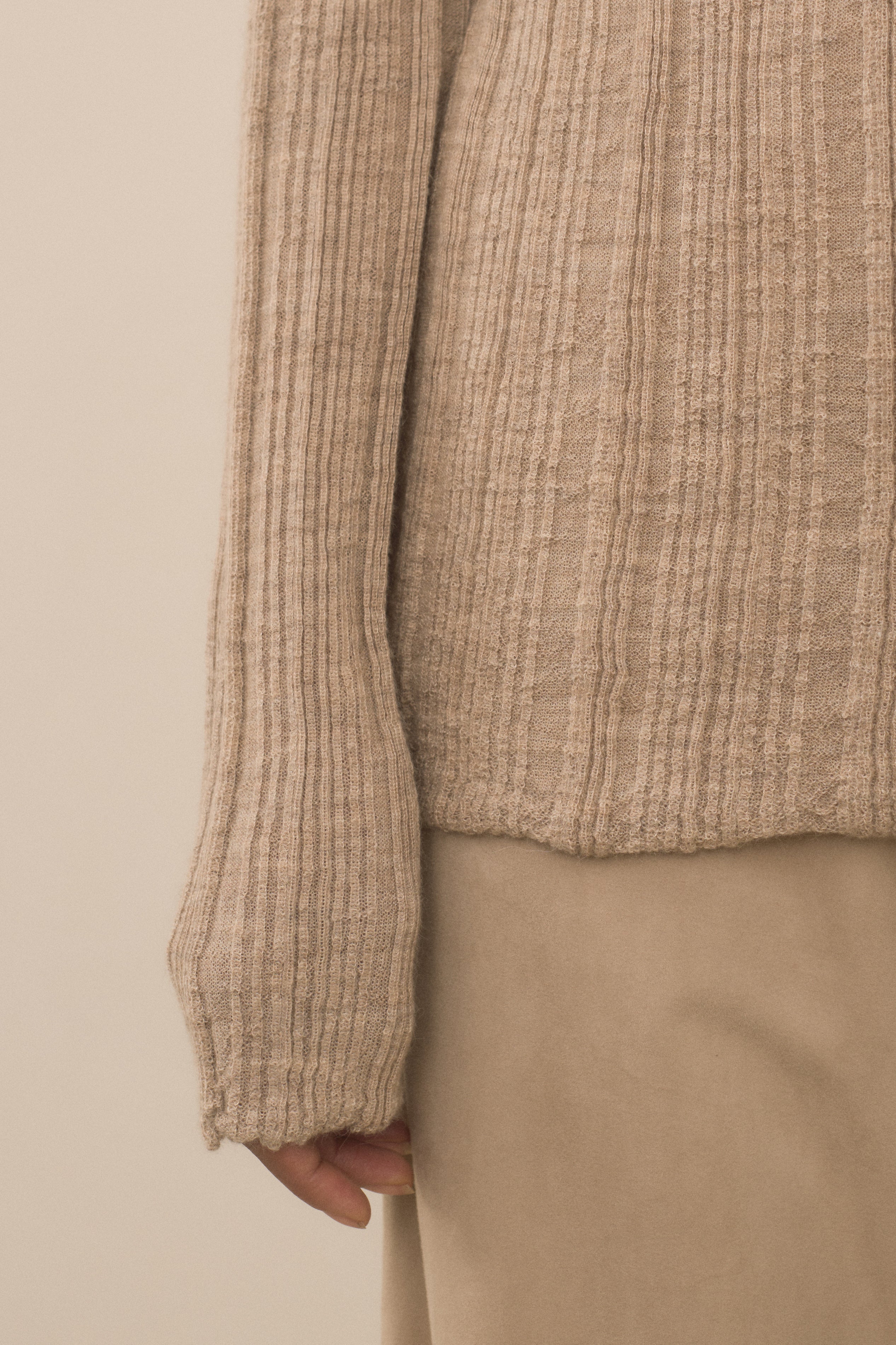 PLISSE MOCKNECK