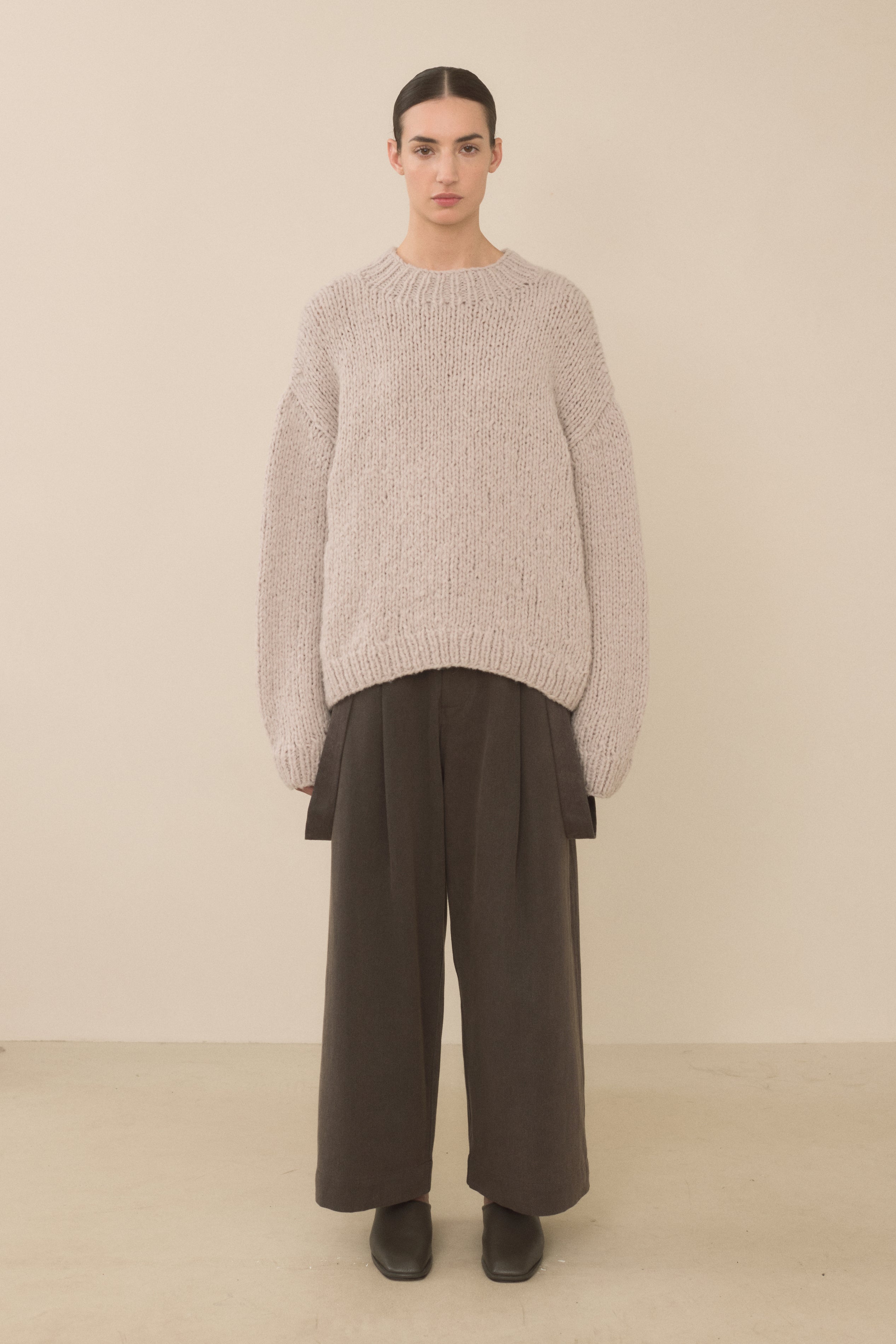 HANDKNIT CREWNECK – Lauren Manoogian