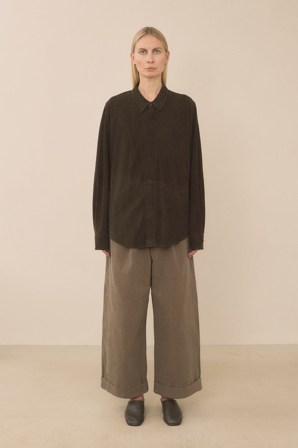 SUEDE SHIRT