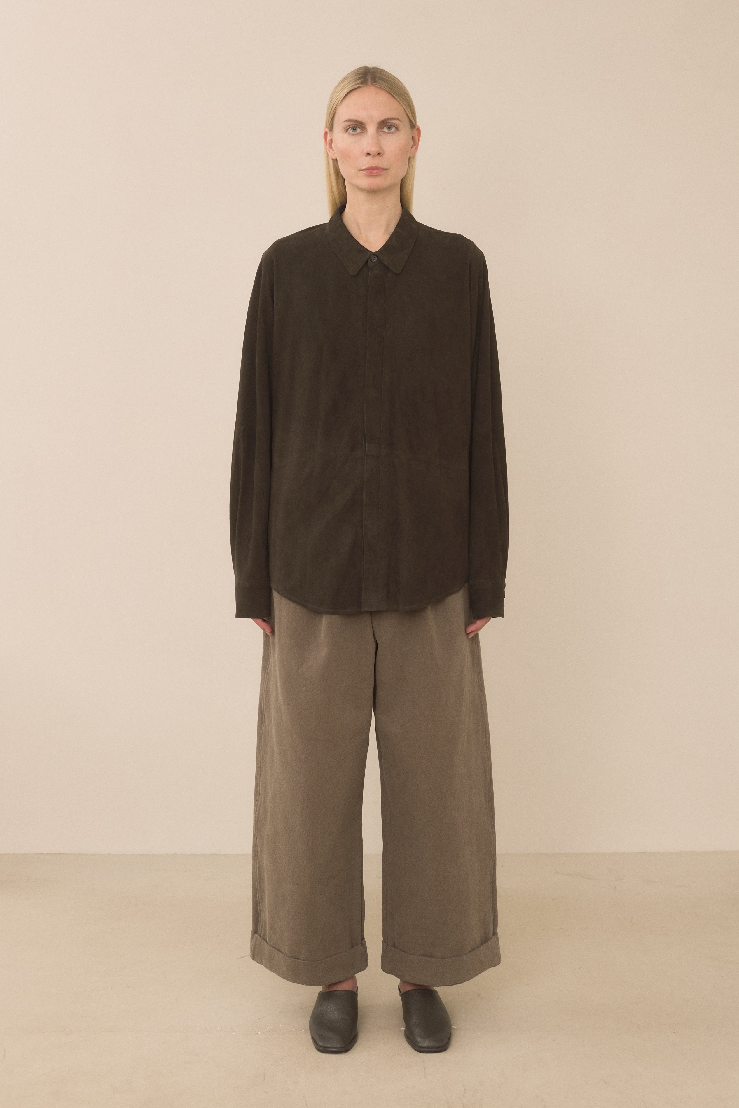 SUEDE SHIRT