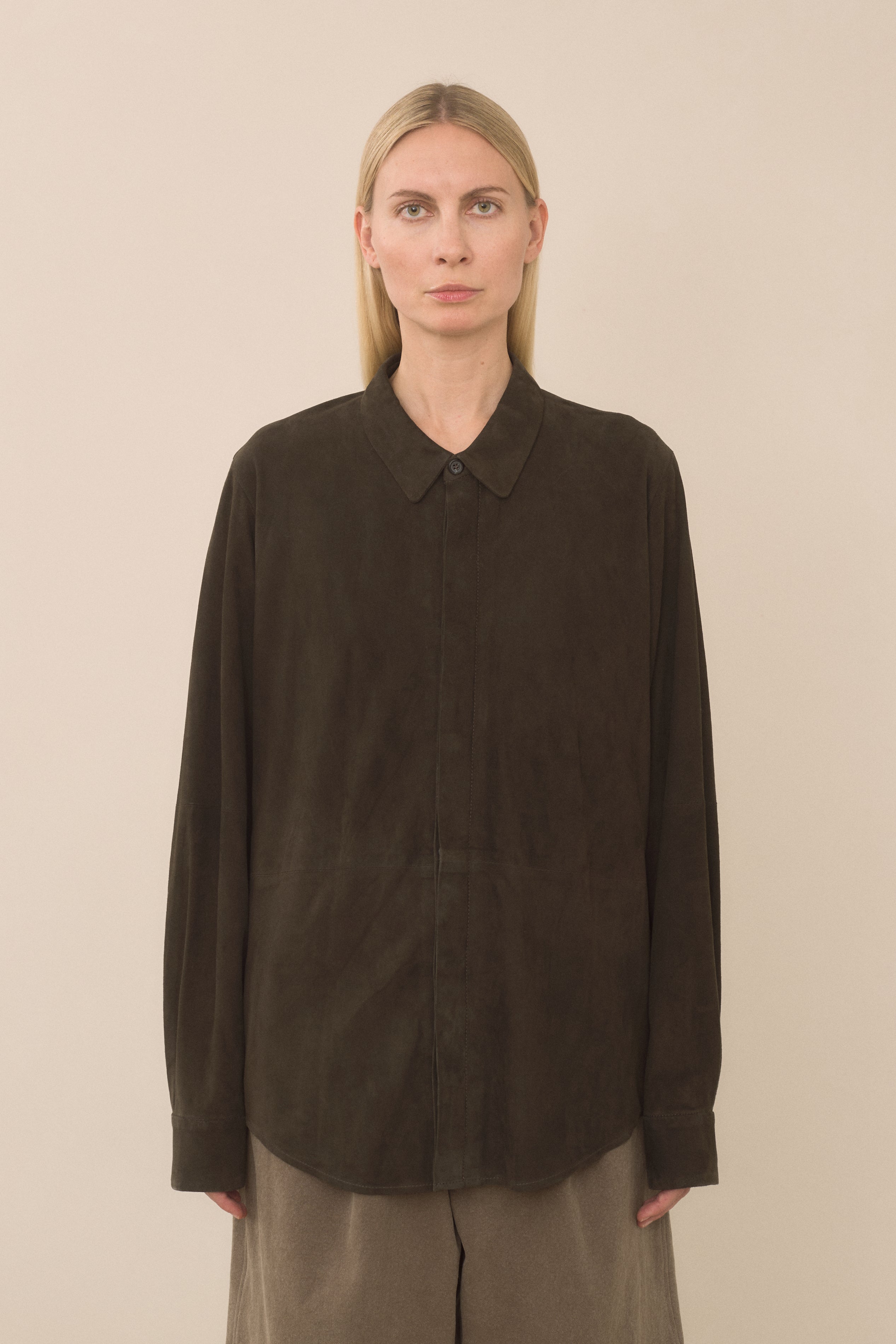 SUEDE SHIRT