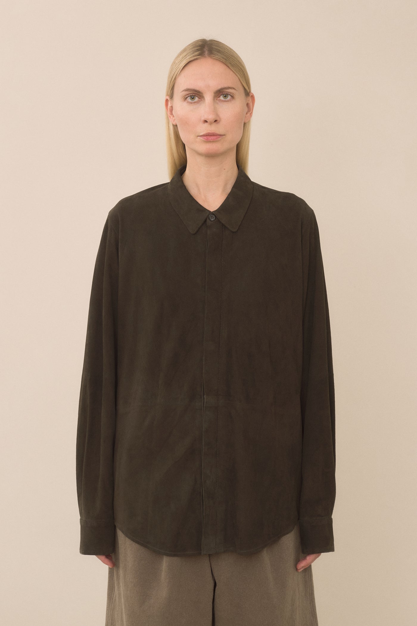 SUEDE SHIRT