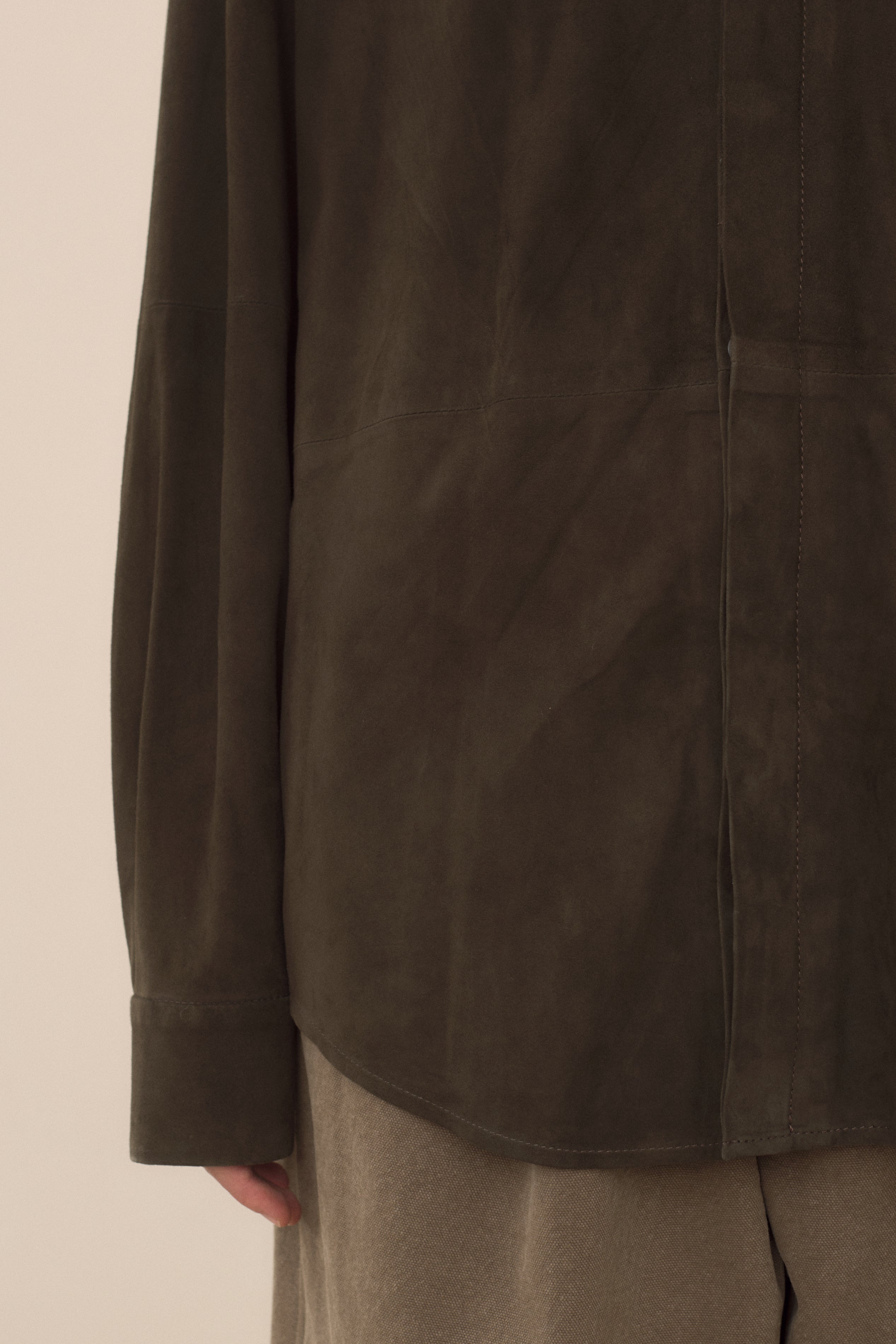 SUEDE SHIRT