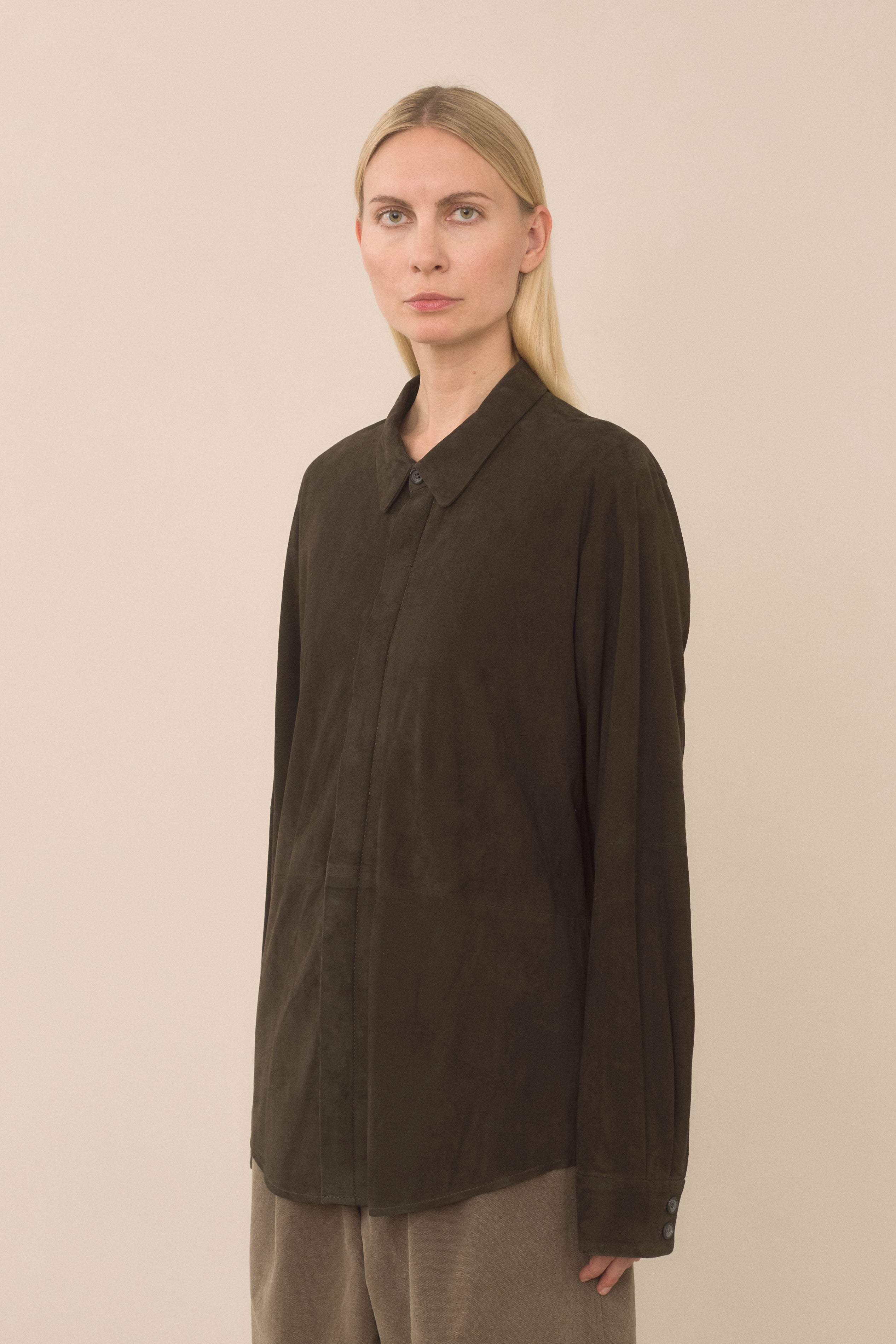 SUEDE SHIRT